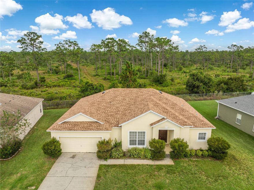 Think of 3870 Wood Thrush Dr as your keys-to-Central-Florida castle: 3 bedrooms, 2 baths, built in 2006, with a 2024 roof, tucked into a gated community in Kissimmee where you’re only about 30 minutes from Walt Disney World Resort. Inside you’ll find the everyday livability -open functional rooms, workable spaces, a footprint that doesn’t overpromise- and outside you’ve got space to breathe on a lot of roughly .18 acres. You’re about 20 minutes from Orlando International Airport (MCO), with quick access to Florida’s Turnpike, 417, and Lake Nona. Shopping, grocery, and local dining are all within a short drive, but far enough to keep things quiet at home. 3870 Wood Thrush Dr is the kind of property that doesn’t need convincing - it speaks for itself. Location, layout, and room to breathe.