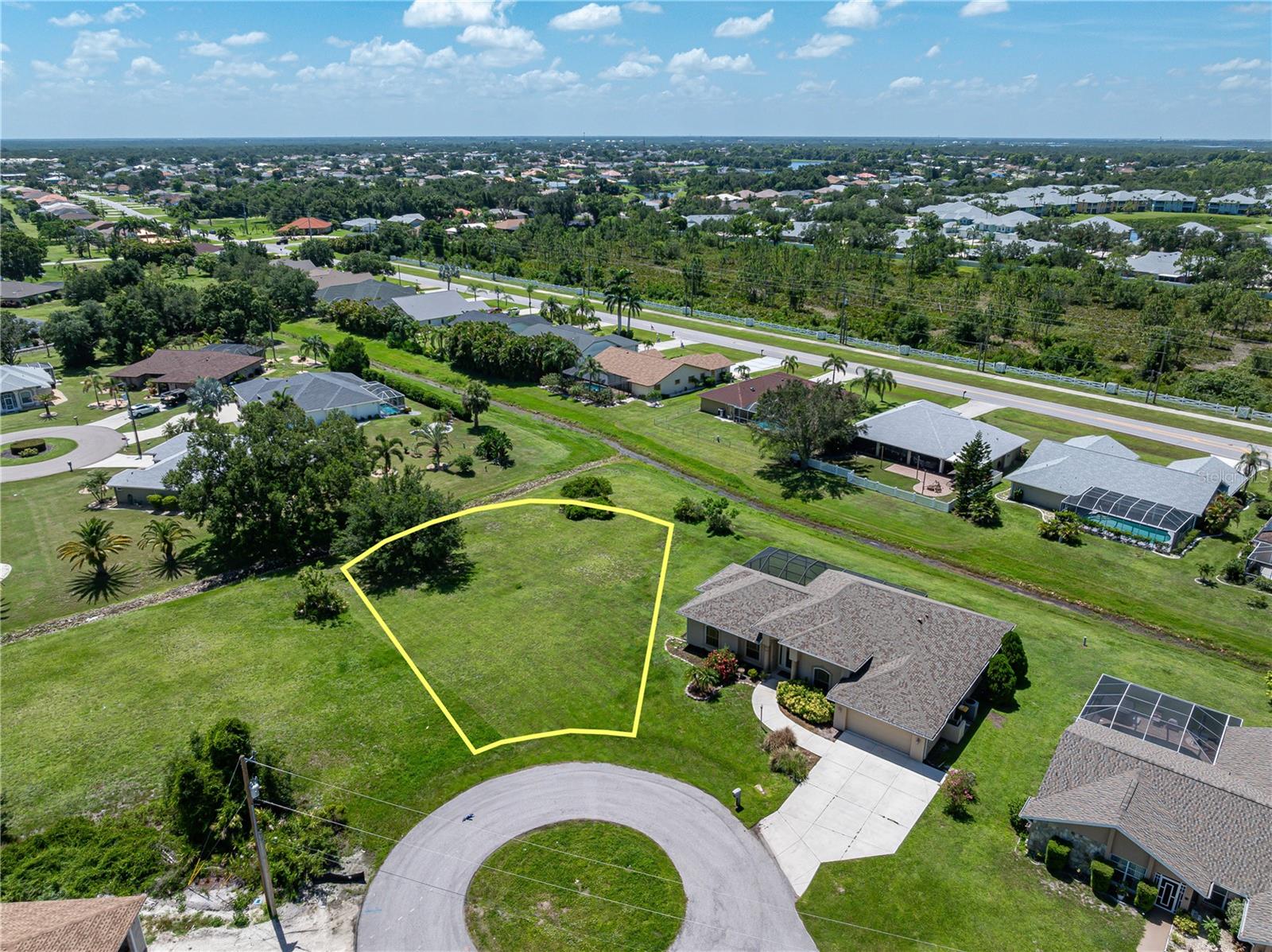 VACANT, OVERSIZED LOT ON QUIET STREET - Build your dream home here on this oversized, vacant lot in the growing, deed-restricted community of Deep Creek. The greenbelt behind the property provides privacy & is maintained by the property owners association. Property dimensions for the lot are 45x120x178x119. Great location - close to shopping & restaurants w/easy access to both Port Charlotte & Punta Gorda plus minutes to I-75 w/access to Ft Myers & Sarasota. Neighborhood amenities include a playground with tennis & basketball courts, a public golf course & plenty of sidewalks. Start living an active lifestyle here with many area clubs & activities including fishing, biking, tennis & golf. Build your dream home now or hold as an addition to your investment portfolio.