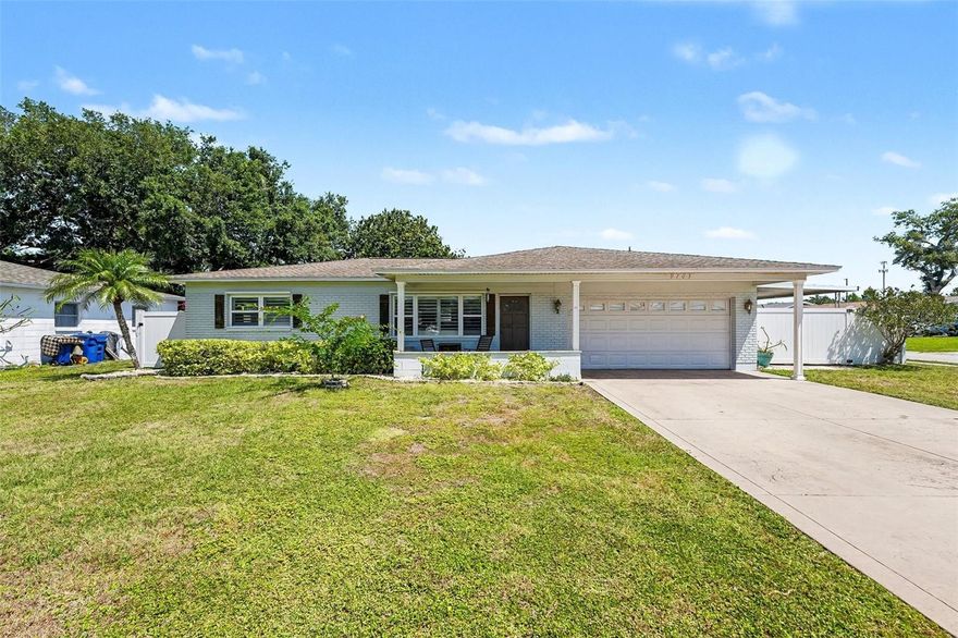 Welcome to 9703 48th Ave N, St. Petersburg—a beautifully-maintained 3-bedroom, 1-bath home that perfectly blends indoor comfort with standout outdoor living.
Situated on a desirable corner lot, This property offers a functional layout with plantation shutters throughout, abundant natural light, and an updated kitchen featuring modern cabinetry, stainless steel appliances, and a spacious island perfect for gathering and entertaining.  

Where this home truly shines is outdoors—your private backyard oasis awaits. Enjoy a sparkling pool surrounded by a spacious deck, ideal for relaxing or hosting guests. Pool pump and filter were replaced in 2024.  The covered patio features a custom-built bar area, making it the perfect spot for year-round entertaining. Lush landscaping and a fully fenced yard provide both privacy and a true Florida lifestyle experience.

Adding even more versatility, the converted garage is perfect for a game room, home gym, office, or additional living space, with the option to convert it back to a functional garage if desired.  

Conveniently located near beaches, shopping, dining, and major roadways, this home offers the perfect combination of lifestyle, location, and flexibility.