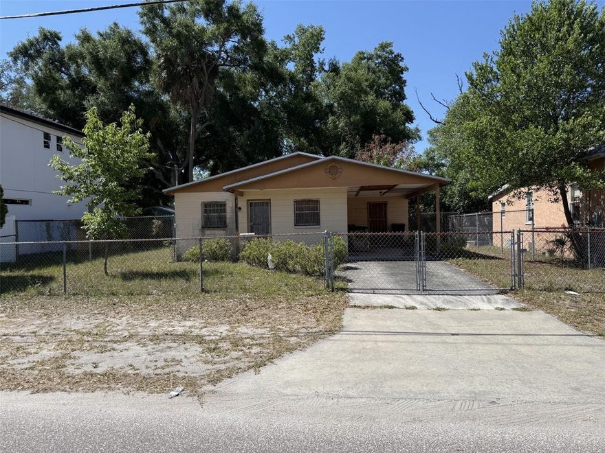 LOCATION ! LOCATION ! LOCATION ! BLOCK HOME BUILT IN 1987 ! GREAT INVESTMENT OPPORTUNITY ! WITH A LITTLE UPDATING AND TLC THIS HOME/PROPERTY CAN BE A TRUE GEM ! FENCED-IN YARD ! COME SEE THIS 3 BEDROOM 1 BATH 1 CAR CARPORT HOME LOCATED AT 2209 E 18TH AVE TAMPA, FL 33605 ! THIS HOME IS LOCATED SO CLOSE TO DOWNTOWN TAMPA, YBOR CITY, HYDE PARK, PORT OF TAMPA WITH ACCESS TO BOTH I-75 & I-4 INTERSTATES WITHIN 3-5 MINS ! YOU CAN CATCH THE CROSSTOWN EXPRESSWAY AND BE IN ST. PETE OR BRANDON/RIVERVIEW AREAS WITHIN 20-30 MINUTES ! USF, UNIVERSITY OF TAMPA AND HCC ARE JUST A SHORT DRIVE AWAY AS WELL ! THIS HOME CAN BE FINANCED WITH A CONVENTIONAL LOAN SO IT’S A GREAT OPPORTUNITY FOR THAT BUYER THAT HAS THE WILLINGNESS & RESOURCES TO PUT SOME TIME AND EFFORT INTO MAKING THIS A GREAT INVESTMENT PROPERTY WHETHER TO LIVE IN IT OR RENT IT OUT ! PLEASE CALL YOUR AGENT TO SCHEDULE YOUR PRIVATE SHOWING AT 2209 E 18TH AVE TAMPA, FL 33605 ! YOU WANT TO SEE THIS HOME/PROPERTY AS SOON AS POSSIBLE !