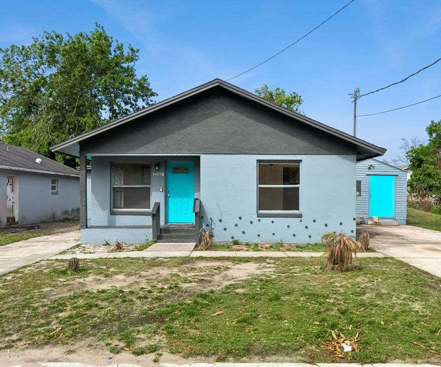 Great value on this comfortable 3/2 on a dead-end street! This home has has multiple updates and upgrades throughout the years, including attractive porcelain tile throughout (no carpet!), fully renovated baths, Stainless steel appliances in kitchen, newer AC inside and out, newer water heater and newer roof (recent 4-point inspection available at request) Recently replumbed & hurricane-rated windows included! The oversized lot has two driveways and a large storage shed/she-shed that can be used for a multitude of things! (water and electricity runs to it)