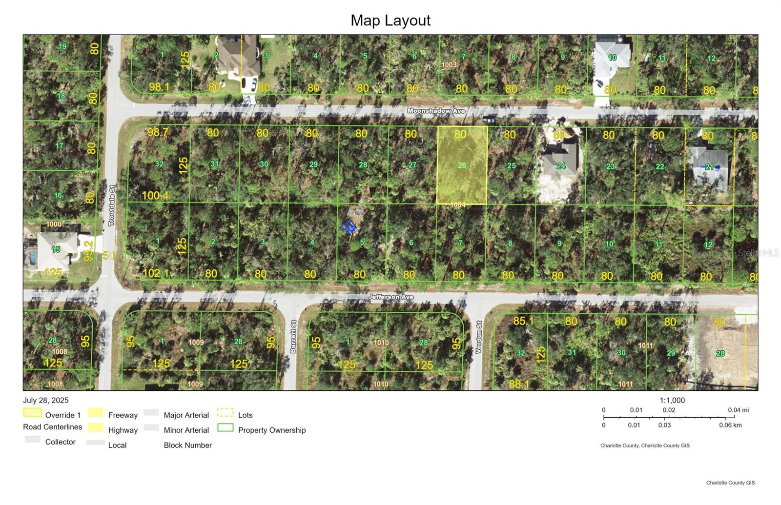 Build your dream home on this spacious 0.23-acre lot located in a quiet, established neighborhood in Port Charlotte. Offers plenty of space for a custom home, pool, and outdoor living. Enjoy the freedom of no CDD and a very low optional HOA of just $6/month. This property is ideally situated near shopping, dining, schools, and medical facilities, with easy access to I-75, US-41, and just a short drive to beautiful Gulf Coast beaches. Surrounded by newer homes and located in a non-flood zone, this lot is perfect for year-round living or as an investment in one of the fastest-growing areas of Southwest Florida. Don’t miss your opportunity to secure a piece of paradise!