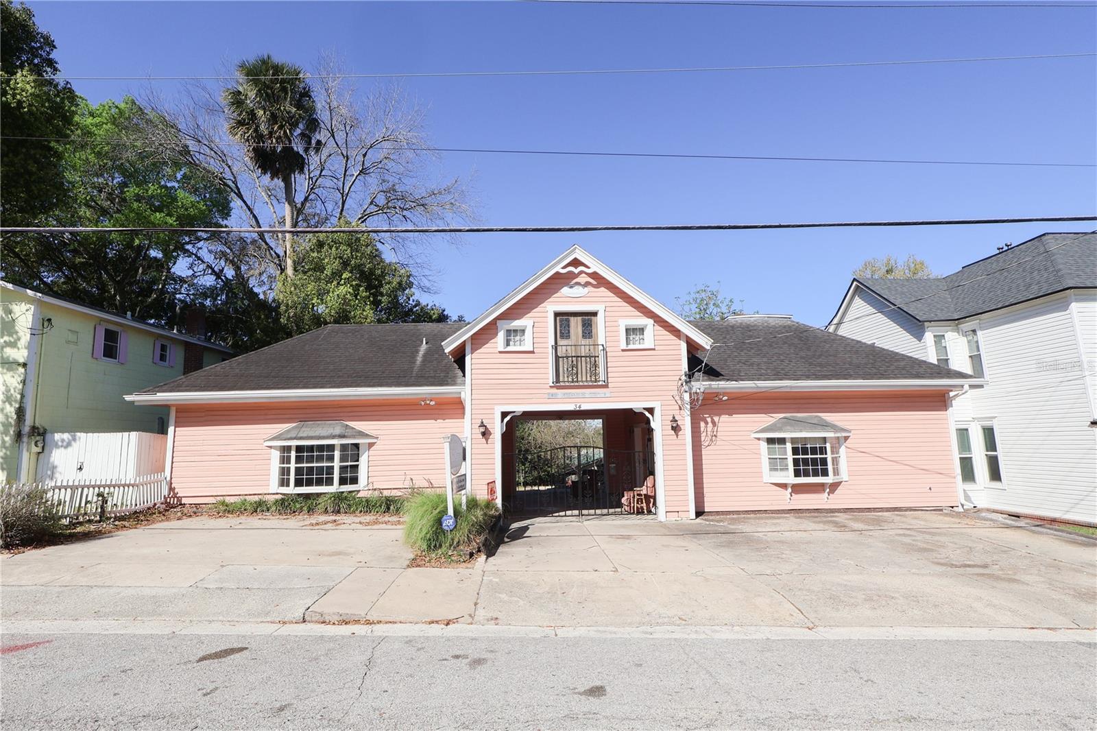 Seize this rare opportunity to own a prime commercial property in the heart of downtown Ocala! Zoned RO, this unique space features TWO BUILDINGS under one roof, separated by a charming breezeway, offering both privacy and versatility. One building includes two bathrooms, a spacious office area, and a loft perfect for storage or expansion, while the adjacent building offers an open layout ready to be customized to suit your vision. Ideally located just 0.5 miles from the historic downtown square, surrounded by Ocala’s growing business scene with new restaurants, shops, and developments. Ocala continues to earn national recognition, ranking as fast-growing. With the area's ongoing revitalization, this is the perfect opportunity to renovate and bring your business dreams to life. Don’t miss your chance—schedule a private viewing today!