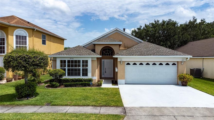 Under contract-accepting backup offers. Location, Location, Location!!!! Located in the desired gated community of Lake Gloria Preserve. Only 19 miles from Disney, less than 8 miles to Downtown Orlando, and super centralized to the most popular areas in Orlando, right on Sand Lake Road. With a Beautiful Lake Back view and a New Roof, this 3 Bedroom and 2 Bathroom single-family home is the perfect place to call home. Extremely spacious house (hard to find in today’s market) with high ceilings throughout. No carpet!! The spacious master bedroom has a gorgeous lake view,  walk-in closets, and a private master bathroom. Sit back in the large tub and relax after those long days. Water softener system installed. Beautiful Kitchen with granite countertops, wood cabinets, and white appliances!!! Perfect enclosed back porch to enjoy with family and friends, no rear neighbors.  The roof was replaced in 2022. Lake Gloria Preserve is your private oasis from the hustle and bustle of Orlando. As you enter, you are greeted with palm trees and a private entrance to the community. The community offers a large-sized pool, play pool, playground, and a viewing ramp that oversees Lake Gloria.  It would not last long, come and see!!