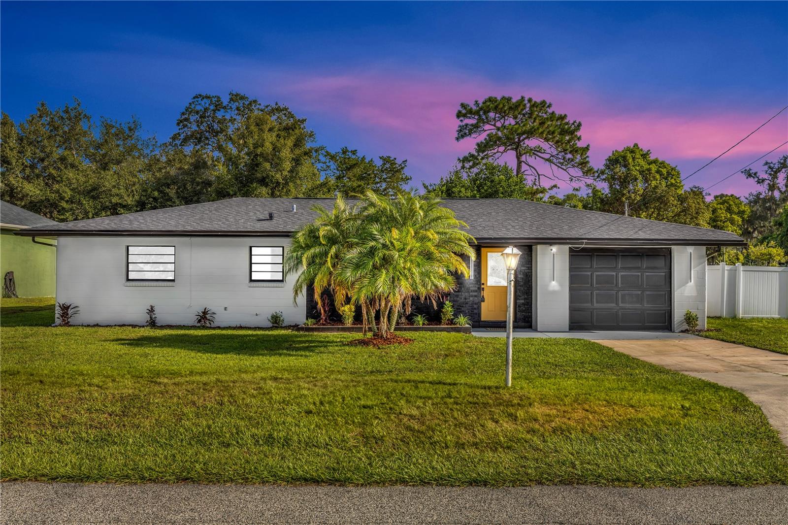 Welcome to this beautifully updated home featuring brand-new cabinets, new floor, gorgeous granite countertops, and a new roof 7/2025—all designed for peace of mind and modern living. One of the best features of this property is the well and septic system, which means NO water bill! Plus, with NO HOA, you’ll enjoy the freedom and flexibility that’s hard to find. The location couldn’t be better—just 5 minutes to the SunRail and the upcoming Downtown DeBary/Main Street development, where you’ll soon find restaurants, shops, stores, and an amphitheater for endless entertainment. This home offers the perfect combination of updates, savings, and location—ready for you to move right in!