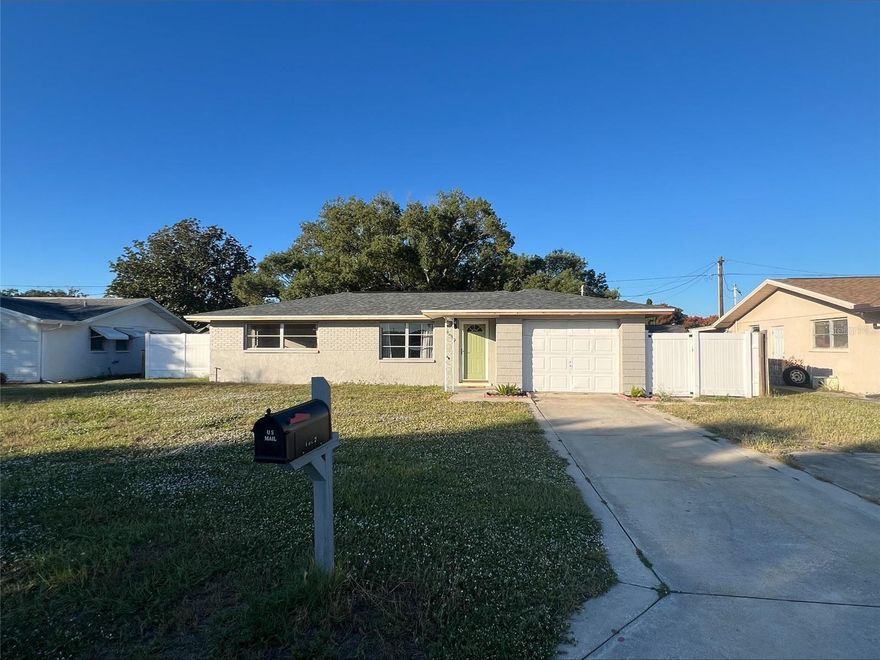 Get excited to move into this newly listed 3BD/1.5BTH home in Port Richey. The home has been freshly painted inside and out has a
fenced yard and covered patio. All new appliances INCLUDING NEW WASHER AND DRYER, new doors/fixtures throughout. The home features
ceramic tile floors throughout main living areas!...with a fully fenced backyard and patio perfect for weekend BBQ's! Walk into a spacious living room adjacent to the kitchen with range, hood, and refrigerator. Lots of extra space for an eat-in-kitchen. The home features washer/dryer hookups and lots of ample room for storage in oversized 1 car garage. Located near tons of Schools, Hospitals, local restaurants, shopping, golf courses and Florida's world famous beaches. Pets
allowed non refundable $300 and $35/month Pet rent per. No aggressive breeds will be considered. Homes like this won't last long! Book your private showing today!. If you decide to apply for one of our properties: Screening includes credit/background check, income verification of 2x-3x the monthly rent and rental history verification. APPLICANT CHARGES: Application Fee: $50 per adult (nonrefundable)...based on approved credit/application. First, Last, & security req. to move in. Security Deposit: Equal to one month’s rent. Come take a look today and make this property home!