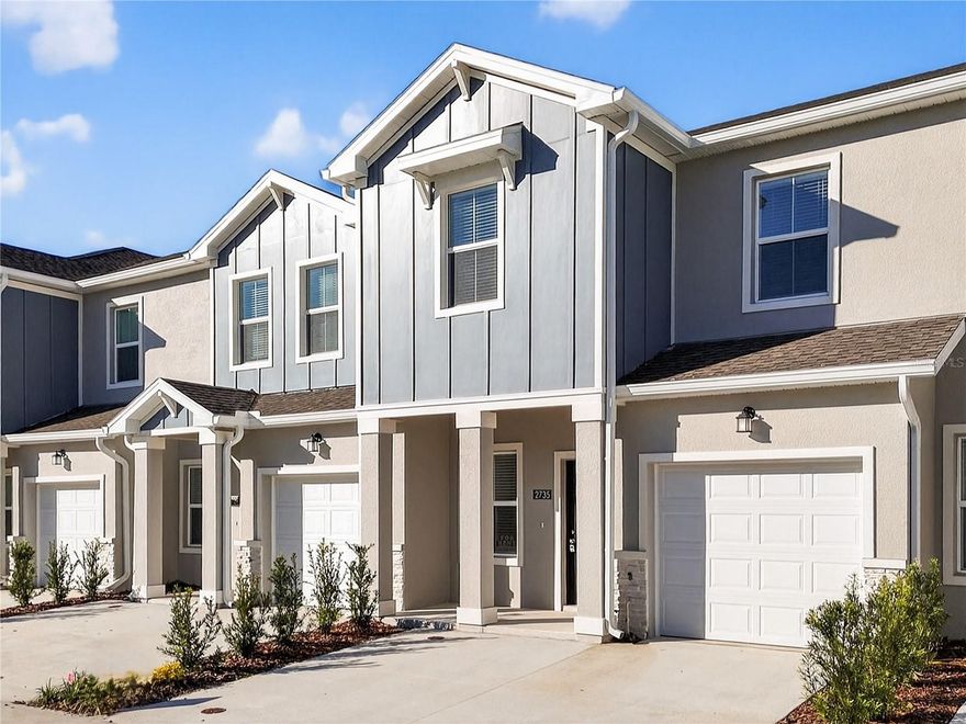 One or more photo(s) has been virtually staged. DISCOVER YOUR NEXT-LEVEL HOME, STEP INTO MODERN LIVING! Welcome home to 2735 Skyline Loop. A brand-new, never before lived-in modern townhome offering a bright, open-concept layout and stylish finishes throughout. The main level features a spacious living and dining area that flows seamlessly into the contemporary kitchen, complete with stainless steel appliances, generous cabinetry, and a large island with expansive counter space, ideal for entertaining and everyday living. Enjoy durable tile flooring downstairs and plush carpet upstairs for comfort. Upstairs, the primary suite features a tray ceiling, a private en-suite bath, and an oversized walk-in closet. Additional bedrooms are well-proportioned, and the laundry is conveniently located on the second floor. Step outside to your rear patio, perfect for grilling, relaxing, and enjoying the outdoor space, with privacy fencing on one side and green space views. The home also includes a 1 car garage plus driveway parking. Conveniently located near shopping, dining, and major roadways for easy commuting. Available now.scheduled your private tour today.