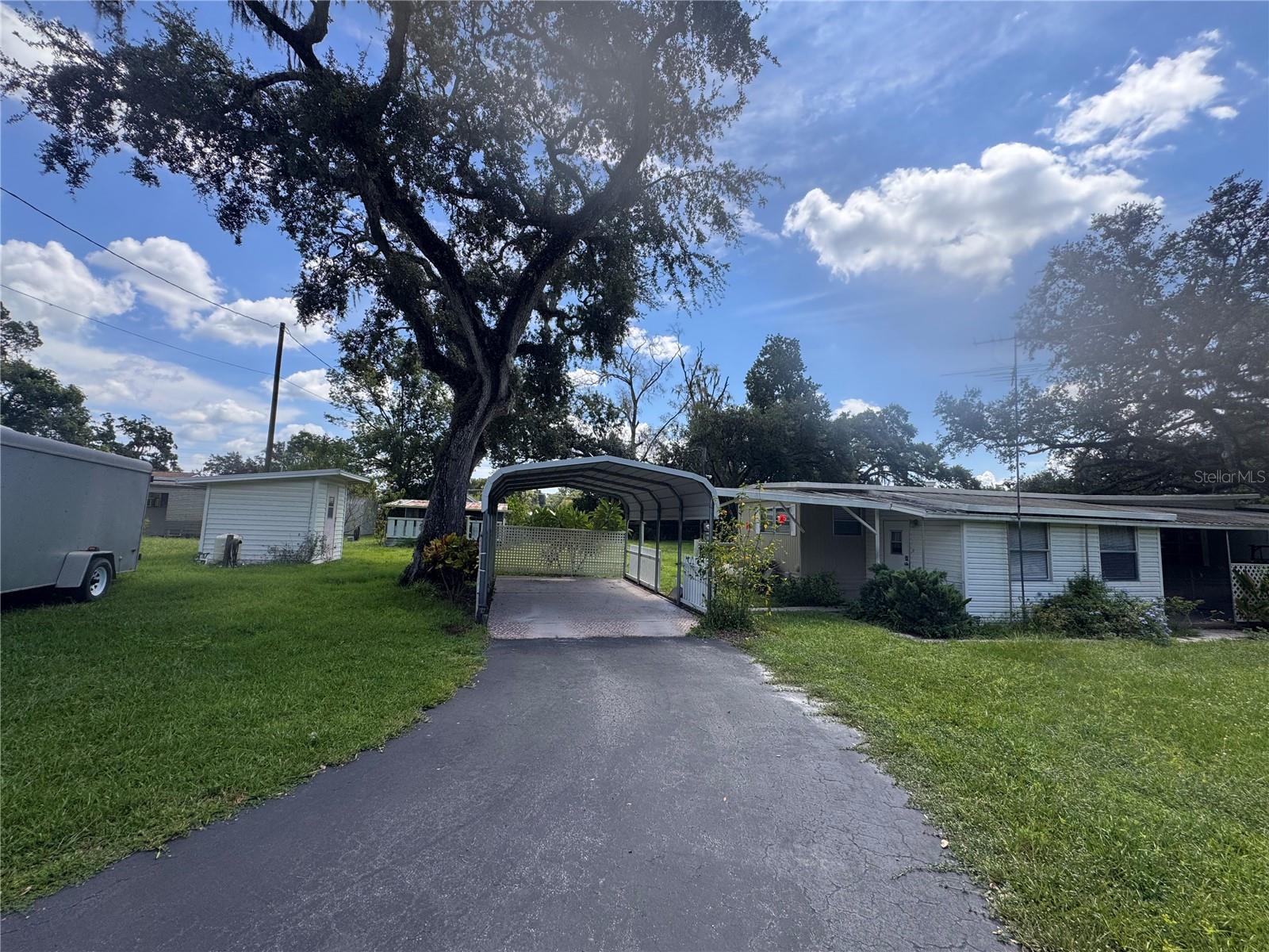 THIS BEAUTIFUL PRIVATE PROPERTY IS READY FOR RENT, TWO UNIT PROPERTY! THE FIRST UNIT HAS 3 BEDROOMS, 2 BATHROOMS, THE SECOND UNIT HAS 1 BEDROOM AND 1 BATHROOM, BOTH UNITS HAVE LARGE PARKING, OWN WATER, AND A SEPTIC TANK. LOCATED IN ZEPHYRHILLS