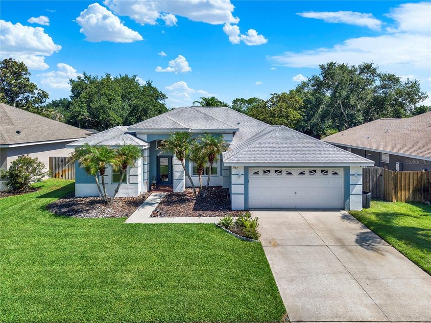 Tucked inside the desirable Keystone Bluff community, 3165 Prides Crossing welcomes you with warmth, comfort, and the kind of Florida lifestyle that feels easy from the moment you arrive. This bright and beautifully maintained 4-bedroom, 3-bathroom pool home offers 2,149 sq. ft. of thoughtfully updated living space with a 2-car garage and inviting indoor-outdoor flow.
Step inside to discover updated LVP flooring throughout, creating a fresh and modern feel that carries from room to room. Natural light fills the home, while the wood-burning fireplace adds a cozy touch perfect for relaxing evenings. The kitchen shines with an updated backsplash, matching appliances, and a layout designed to keep everyday living connected and comfortable.
Recent guest bathroom updates completed in 2025 add a clean, stylish touch, while hurricane impact windows and a hurricane impact front door provide added peace of mind. Additional upgrades include a new pool pump installed in 2025, upgraded sod, installed gutters, and an extra refrigerator in the garage for added convenience.
Out back, your private pool area creates the perfect setting for enjoying sunny afternoons, entertaining guests, or simply unwinding after a long day. The bright outdoor space feels like your own personal retreat.
Located near parks, shopping, dining, golf courses, and the beautiful Gulf beaches, this Keystone Bluff home offers the perfect blend of comfort, convenience, and Florida charm.