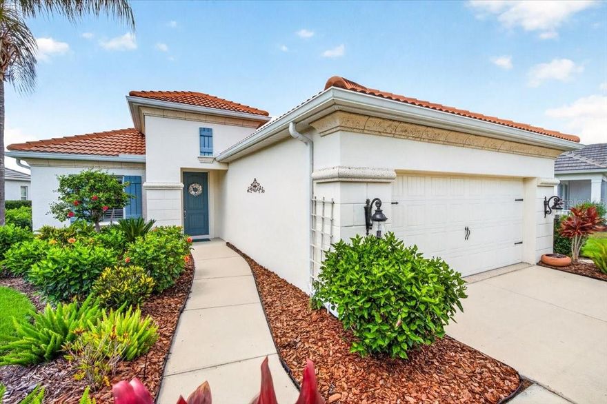 Welcome to this inviting 4-bedroom, 2-bath, 2-car garage home in the amenity-rich community of Grand Palm — where resort-style living meets everyday comfort. Set on a premium homesite, this residence offers a rare combination of long pond views from the extended lanai and peaceful preserve views from the front, creating a serene backdrop from every angle.

Inside, you’ll find plantation shutters throughout and a thoughtfully designed floor plan that feels open, bright, and functional. This home also boasts more storage than most homes in the community, including well-placed closets, smart built-ins, and a large laundry room with a utility sink that adds even more convenience.

The extended lanai is the perfect place to unwind, entertain, or enjoy Florida’s stunning sunsets over the water.

Living in Grand Palm means access to resort-style pools, fitness facilities, walking and biking trails, parks, sports courts, dog parks, and a full calendar of community activities, all designed to elevate your Florida lifestyle.

A rare blend of comfort, style, storage, and natural beauty — this home is truly a must-see.