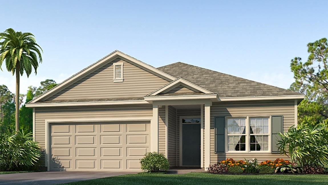One or more photo(s) has been virtually staged. Under Construction. Indulge in modern living with this 3-bedroom home featuring an open layout and stainless-steel appliances. The layout of the home connects the living, dining, and kitchen areas, creating a spacious and inviting atmosphere. The kitchen, equipped with stainless-steel built-in dishwasher, range, and microwave, becomes a stylish focal point, blending form and function. The laundry room comes equipped with a washer and dryer hook up. With three bedrooms thoughtfully integrated into the layout, this home offers both comfort and contemporary elegance. The primary bedroom features an ensuite bathroom and walk-in closet. The Aria is complete with a state-of-the-art smart home system. Pictures, photographs, colors, features, and sizes are for illustration purposes only and will vary from the homes as built. Home and community information including pricing, included features, terms, availability and amenities are subject to change and prior sale at any time without notice or obligation. CRC057592.