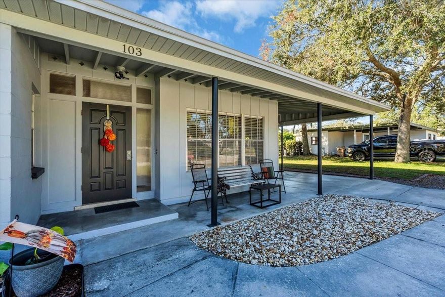 Welcome to 103 Holland Avenue, a beautifully maintained home on a large lot, offering comfort, updates, and versatile space. This inviting 3-bedroom, 2-bath residence features 1,538 sq. ft. of living area and a large detached two-car garage—perfect for a workshop, storage, boat, or hobby space.

Inside, you’ll find a spacious living area with fresh interior paint (October 2025) and updated features throughout. The home has seen consistent care and improvements, including a roof replacement (February 2022), and a new 3-ton heat pump and air handler (December 2020).

The kitchen includes a new dishwasher (September 2024) and refrigerator (February 2023), while the washing machine (September 2022) adds convenience. The exterior was painted (June 2022), and the sun porch features updated insulation and paneled ceilings (August 2023)—a great space for relaxing or entertaining.

Additional updates include bathroom renovations and full plumbing repipe (September 2002), main drain cleaning (May 2023), and house tent fumigation for drywood termites (April 2016) with ongoing annual inspections by Terminix (most recent July 2025).

With its thoughtful updates, excellent maintenance history, and flexible garage space, this home offers a solid opportunity in the heart of Tampa—close to parks, schools, and local amenities.