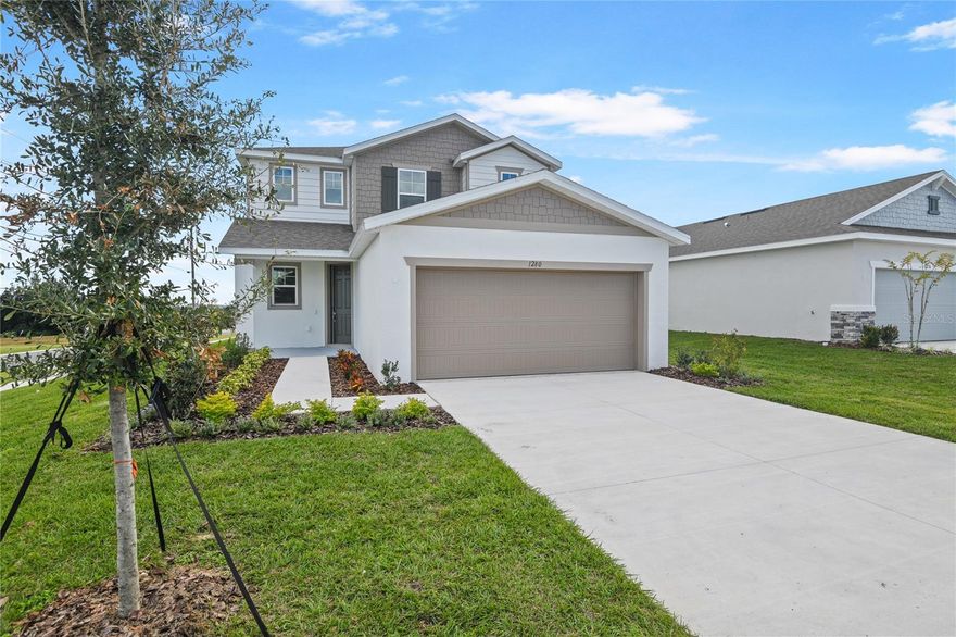 **Take advantage of special financing + Flex Funds on quick move-in homes** Discover this exciting Palm home. Included features: a welcoming covered porch; a main-level bedroom and bathroom; a well-appointed kitchen offering 42" white cabinets, quartz countertops, a center island, a roomy pantry and an adjacent dining area; a large great room; an airy loft; a convenient laundry; a lavish primary suite showcasing a generous walk-in closet and a private bath with double sinks; a storage area; a mudroom and a covered patio. This home also offers ceiling fan prewiring, ceramic tile flooring, and additional windows in select rooms. Visit today! * SAMPLE PHOTOS Actual homes as constructed may not contain the features and layouts depicted and may vary from image(s). **Options may vary by community, so see your sales associate for details. These offers are available for select homes on a first-come, first-served basis.