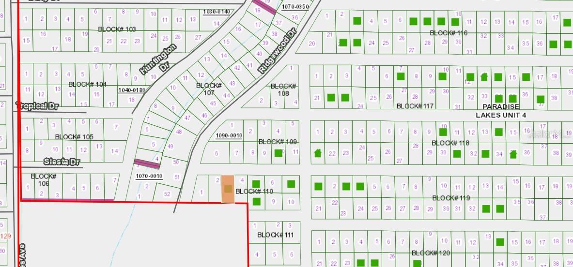 PARADISE LAKES SUB - Land