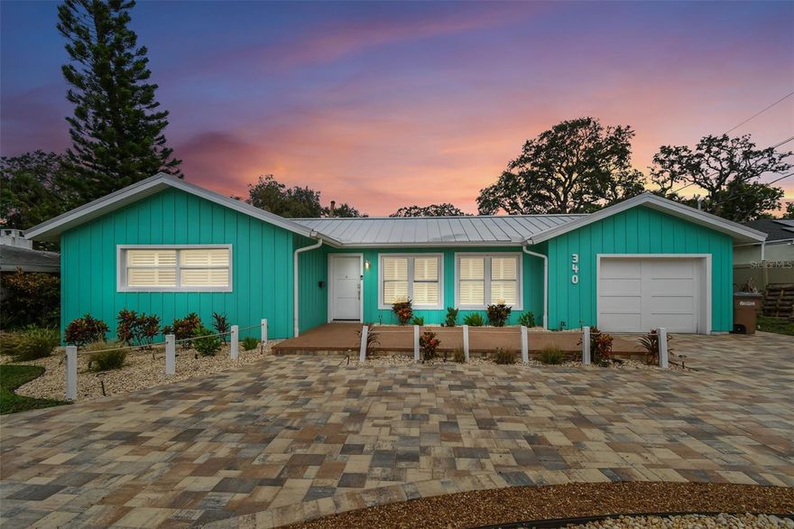 Welcome to this beautifully renovated 3-bedroom, 3-bathroom home located in highly desirable Belleair! This charming residence includes landlord paid internet, gas (range), water, trash, sewer, and lawn care. The home features a split floor plan, providing privacy and comfort for everyone. Updated with elegant bamboo flooring throughout, adding warmth and style to each room. The heart of the home is the modern kitchen with beautiful quarts counters complemented with a center island offering additional seating and storage. Stainless steel appliances and a gas range make it perfect home for any culinary or entertaining enthusiast. The primary bedroom is a peaceful retreat, offering a walk-in closet and a spa-like ensuite bath with a double sink vanity and a walk-in shower. The additional bedrooms are equally inviting, each with plentiful closet space and access to two fully renovated bathrooms. Hurricane-rated windows and doors provide added safety and energy efficiency, while the indoor laundry room adds convenience to your daily routine. Step outside to enjoy the spacious fenced-in backyard, offering peace of mind for outdoor relaxation or entertaining Plus the convenience of an outdoor shower. The 1-car garage provides additional storage and parking. Located in the heart of Belleair, you’ll love being so close to local shopping, restaurants, parks, the town hall and our stunning beaches! This home is the perfect blend of comfort, style, and location—schedule your showing today!