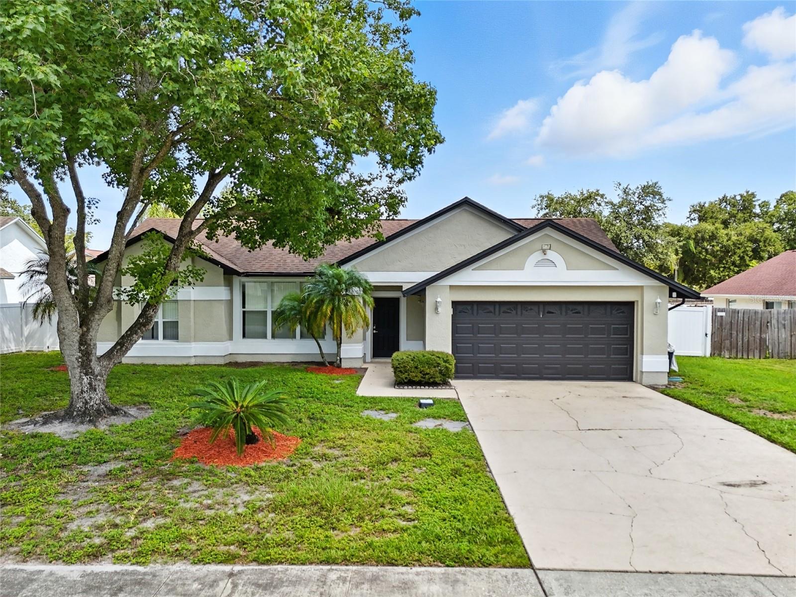 Image coming home to your own PRIVATE PARADISE... 8079 Clover Glen is where everyday living feels like a vacation! This 3-bedroom, 2-bathroom with 0.25 ACRE HOME POOL offers 1,610 sq. ft of stylish living space designed for both relaxation and entertainment. From the inviting OPEN LAYOUT to the BACKYARD OASIS, every detail makes this property feel like the perfect retreat. Inside, a grand DOUBLE-DOOR entry opens to a spacious great room filled with natural light. The heart of the home is the kitchen featuring STAINLESS STEEL APPLIANCES, GRANITE COUNTERTOPS, and a tasteful backsplash. Perfect for preparing family meals or entertaining guests in style. Freshly painted EXTERIOR (2025), the home also boasts new EPOXY flooring in the garage and Florida room, a 2023 A/C system, and FULL RE-PLUMBING for peace of mind. The SPLIT FLOOR PLAN offers privacy while keeping the living areas connected and bright. Step outside to your own personal getaway. The sparkling pool, covered Florida room, and fully fenced WHITE VINYL yard with storage shed create the ideal setting for family fun, weekend barbecues, or quiet evenings. Perfectly located just two minutes from a convenient BOAT RAMP, you’ll enjoy easy access to fishing and boating. You’re also only 10 minutes from the 408 for a quick commute, plus just minutes from an upcoming brand new 162-acre INTERNATIONAL BASEBALL COMPLEX perfect for active lifestyles. This home is move-in ready and waiting for its next owner to add their personal touch. Whether you’re a first-time buyer, growing family, or investor, the potential here is endless. Schedule your private showing today and see why 8079 Clover Glen Circle is the perfect place to call home!