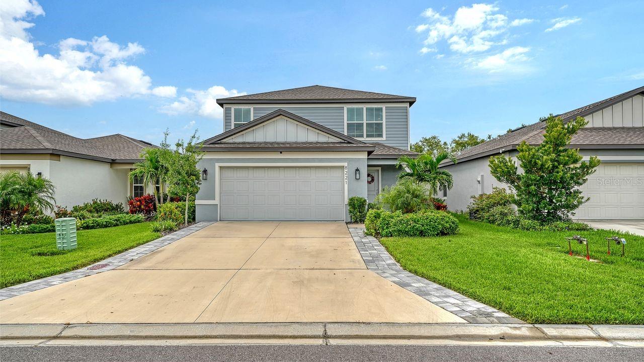 Discover your dream home in the Isles at Bayview community in Parrish! This stunning 4BR + loft/3BA residence offers spacious, modern living on a quiet, no-through-traffic street, perfect for your growing family.
The open-concept design seamlessly connects a versatile ground-floor ensuite bedroom, a generous living area, and a well-equipped kitchen with a center island and ample storage. The dining area flows to a screened, covered patio with views of a peaceful preserve and a fully fenced yard. Upstairs, a flexible loft serves as a playroom or home office, while the expansive primary suite features dual sinks, a spa-like bathroom, and a large walk-in closet. Two additional bedrooms share a well-appointed third bathroom.
Enjoy low HOA fees and exceptional amenities, including a community pool, playground, dog park, and game room. With easy access to I-75 and I-275, you’re minutes from St. Petersburg, Clearwater, Bradenton, and Sarasota. This move-in-ready home is the perfect blend of comfort, style, and convenience!