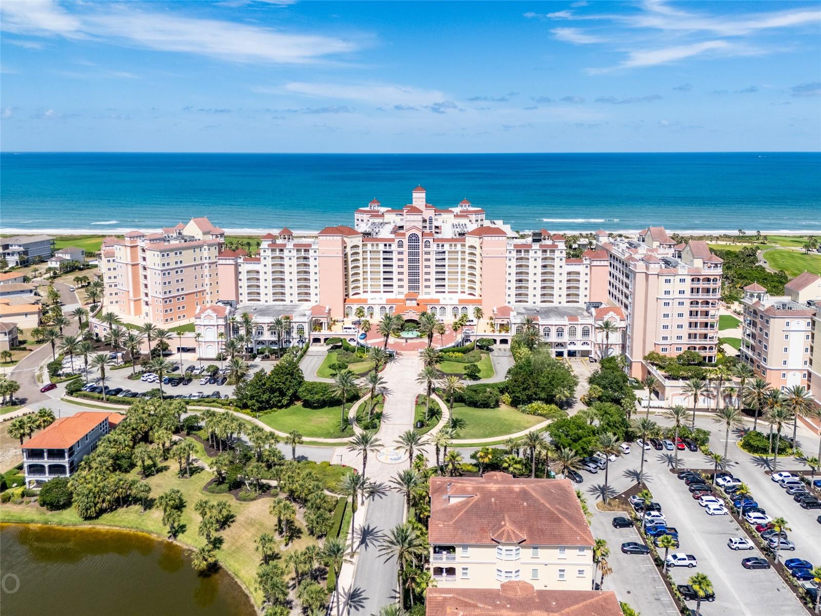A Rare Oceanfront Opportunity at Hammock Beach Club Resort! Perched on the 6th floor of the luxurious Hammock Beach Club, this exceptional 3-bedroom, 3-bathroom residence blends coastal sophistication with a resort lifestyle unlike any other. Perfectly positioned on the preferred north side, the condo captures sweeping Atlantic views while offering a vantage point that feels both serene and connected—not too high, not too low, but just right. Step inside and you’ll be greeted by a bright, open-concept layout, enhanced by brand-new, oversized glass sliders that frame the ocean and flood the space with natural light. Two bedroom suites open directly onto the balcony, extending your living space and offering the ultimate morning coffee or evening retreat with a view. The interiors are thoughtfully finished with crown molding, tray ceilings, and stainless steel appliances, giving the home a refined yet welcoming feel. The primary suite is a retreat of its own, boasting a spa-inspired bathroom with a soaking tub, separate shower, and a generous walk-in closet. Offered fully furnished and move-in ready, this property is equally ideal as a luxurious primary residence, turnkey vacation home, or short-term rental investment. Ownership here means more than a home—it’s an invitation into the exclusive Hammock Beach Club lifestyle. An optional Membership unlocks world-class amenities, including the Jack Nicklaus Signature Ocean Course, a multi-level swim pavilion with lazy river and waterslide, a state-of-the-art fitness center and spa, elegant and casual dining venues, an indoor pool, sports bar, and more. This is more than a condo. It’s a piece of paradise on Florida’s coast—and opportunities like this are rare. Schedule your private showing today and experience the difference of Hammock Beach living.