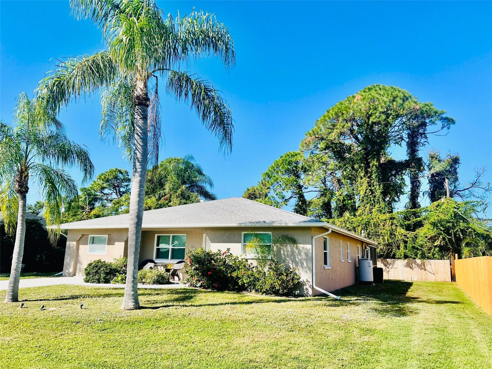 Welcome to 874 Acadia Rd, Venice FL - a charming and inviting property that offers the perfect blend of comfort and convenience. This lovely home features 3 bedrooms and 2 bathrooms, making it an ideal space for a small family, a couple, or even as a vacation retreat. Whether you are looking for a primary residence or investment property please come and check out this gem located in heart of South Venice with impeccable renting history.
As you approach the property, you'll be greeted by a well-maintained exterior with lush landscaping and a welcoming front porch. Step inside to discover a bright and spacious living area that is perfect for relaxing or entertaining guests. The open floor plan seamlessly connects the living room, dining area, and kitchen, creating a warm and inviting atmosphere.
The kitchen is a chef's dream, with modern appliances, ample cabinet space, and a breakfast bar for casual dining. Whether you're preparing a gourmet meal or a quick snack, this kitchen has everything you need to unleash your culinary creativity.
The master bedroom is a peaceful sanctuary, offering a comfortable space to unwind after a long day. The en-suite bathroom is a luxurious retreat, featuring a walk-in shower. The second bedroom is perfect for guests and the third bedroom can be used as a home office or a cozy den.
Outside, you'll find a private backyard oasis that is perfect. It features a spacious, heated swimming pool and and seating area where you can relax after long day at work or while on vacation. Water softener system has been installed in April 2024.
There are no HOA or CDD fees. House is located in no flood zone and there is a space to park a boat. Furniture are available upon request.