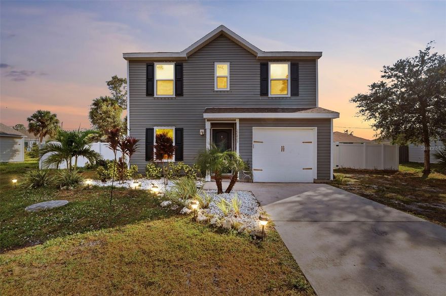 **AS-IS**Offering a 1-year Home Warranty through American Home Sheild*** Welcome home to 22425 Esplanade Ave; a charming, well-loved two-story home perfectly situated in one of Port Charlotte’s most convenient and growing areas! This 3-bedroom, 2.5-bath home offers comfort, space, and a welcoming feel the moment you walk through the door.

Inside, you’re greeted by a bright and open living and dining area, ideal for family time, entertaining friends, or simply relaxing after a long day. The kitchen features warm wood cabinetry, plenty of counter space, and a view of the backyard, making meal prep both easy and enjoyable. Upstairs, the spacious primary suite offers vaulted ceilings, a walk-in closet, and a private bathroom with dual sinks and a relaxing soaking tub. The additional bedrooms are perfect for kids, guests, or a home office.

One of the greatest highlights of this home is its incredible location. You’re just minutes from popular restaurants, shopping centers, grocery stores, and everyday conveniences. Commuters will love the quick access to Interstate 75, making trips to Sarasota, Fort Myers, or the beaches a breeze. Families will appreciate being close to top-rated local schools, parks, and community amenities, everything you need right at your fingertips.

Step outside to a fully fenced backyard with plenty of room to play, garden, or unwind in your own private space. With a one-car garage, an extended driveway, and a lovingly maintained interior, this home is truly move-in ready.

If you're looking for comfort, convenience, and a great location all wrapped into one, this Port Charlotte gem is ready to welcome you home