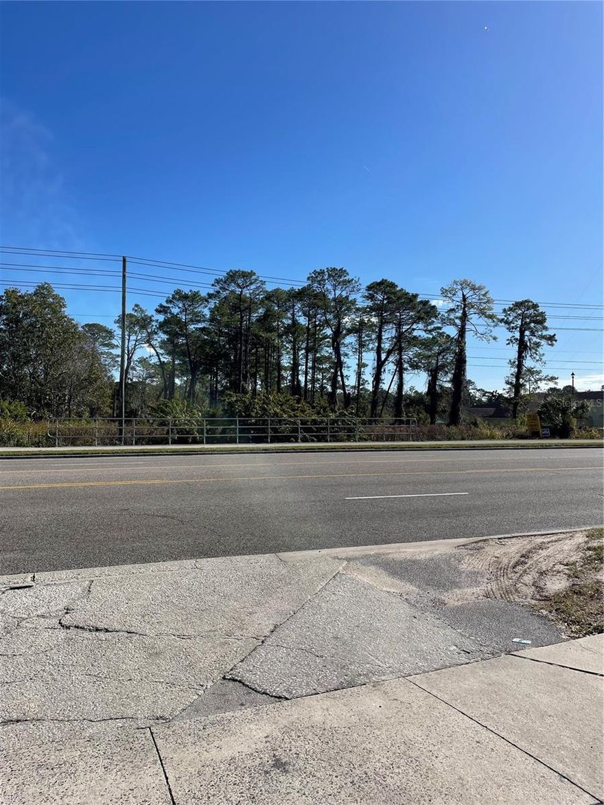 Perfect location for fast food or restaurant in extremely  fast growing area of NW Orange. Onley about 2.5 acres in front portion of property is buildable. No survey or topo available.
