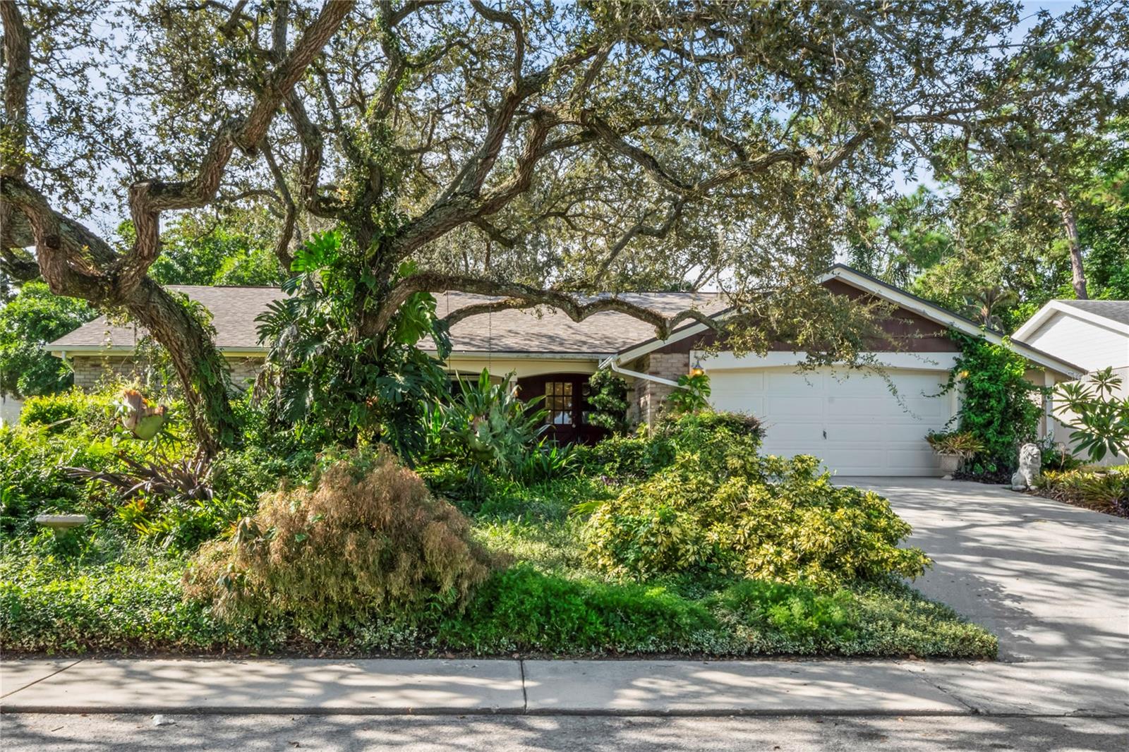 Welcome to this beautifully landscaped corner lot home located in the desirable Beacon Woods community! This 2-bedroom, 2-bathroom residence offers 1,521 sq. ft. of living space, including two family rooms, a glass-enclosed lanai, and a spacious outdoor patio—perfect for Florida living. Features include a true 2-car garage with plenty of storage, indoor laundry with mop sink, roof replaced in 2021, Brand new windows, hot water heater 2024, newer kitchen appliances, primary bathroom upgraded, AC with regular maintenance with an HOA fee of only $84 quarterly, Beacon Woods offers incredible amenities including a swimming pool, golf club, and on-site restaurant. This property is priced to sell at $215,000—schedule your private showing today!