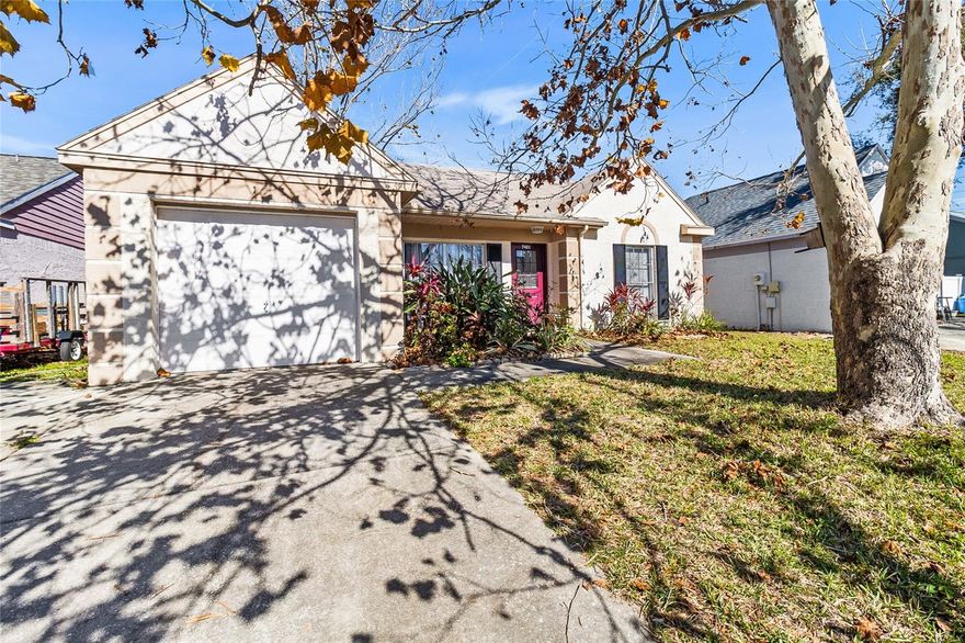 Fantastic opportunity in Pinebrook Estates! This well-located 3-bedroom, 2-bathroom home in a quiet, established neighborhood is close to beaches, shopping, dining, and major commuter routes. Walking in, you'll immediately notice the vaulted ceilings that enhance the main living area, creating a bright and open atmosphere that feels both comfortable and inviting. This home flows seamlessly from room to room, taking you through the living and dining rooms and into the kitchen, offering granite countertops, ample workspace, a dinette, and an ideal layout.  Towards the back of the home is a huge additional family room, perfect for entertaining. Vaulted ceilings continue in the master bedroom, making it a light and airy sanctuary. The generously sized two additional bedrooms are located just across the hall. A $5,000 FLOORING ALLOWANCE will be credited at closing, allowing buyers to choose their own flooring and adding immediate value! Schedule your showing today!