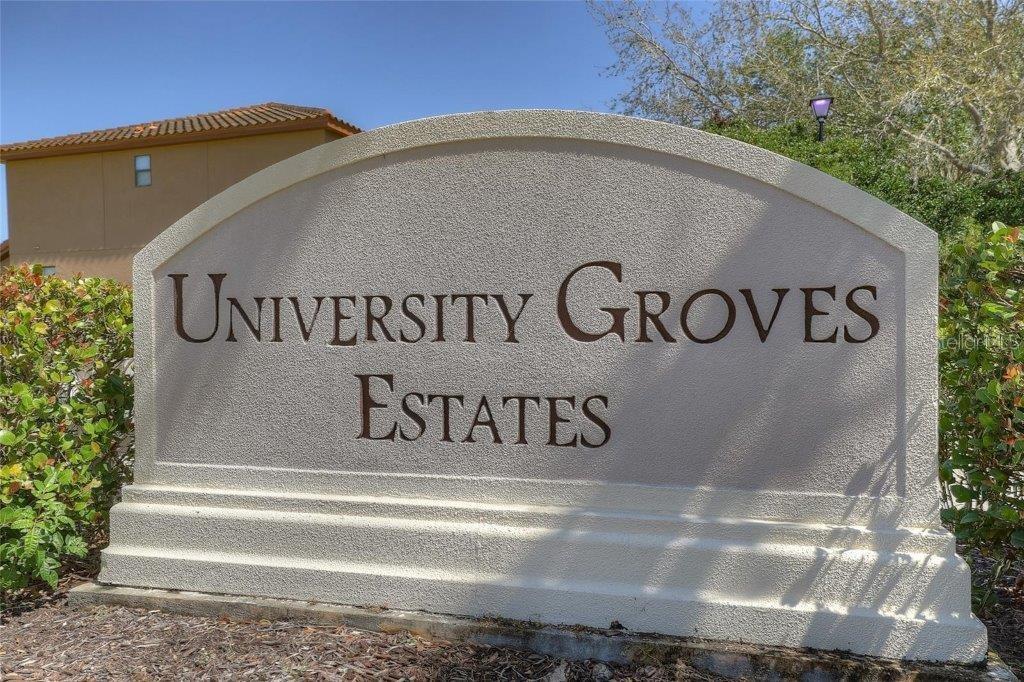 UNIVERSITY GROVES ESTATES RESERVE - Residential