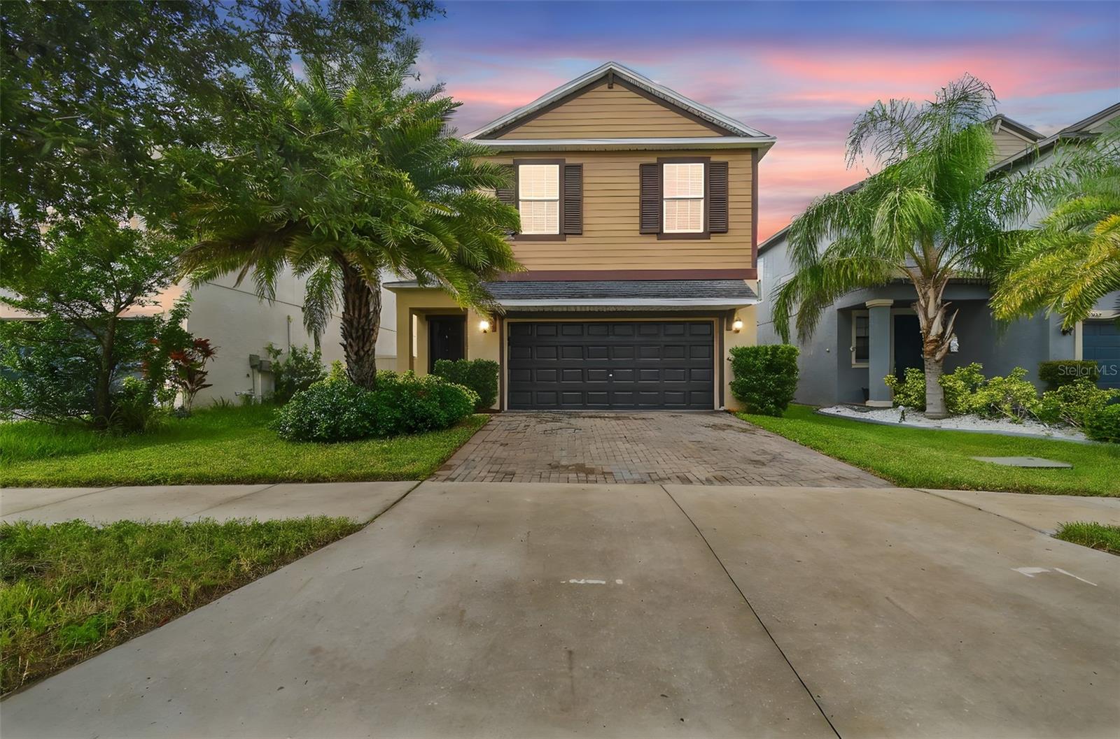 Welcome to this beautiful 3-bedroom, 2-bathroom single-family home located in the highly sought-after Belmont community in Ruskin, Florida. This spacious two-story residence features an open-concept layout with a modern kitchen boasting stainless steel appliances, granite countertops, and plenty of cabinet space. Upstairs, you’ll find a versatile loft area perfect for a home office or playroom. The primary suite offers comfort and privacy, while the two-car garage provides ample storage. Step outside to enjoy a private backyard, ideal for relaxing or entertaining.
Residents of Belmont enjoy resort-style amenities including a community pool, tennis courts, basketball courts, and more. Conveniently located near shopping, schools, and restaurants, this home offers the perfect blend of comfort and convenience. Don’t miss your chance to make this move-in-ready gem your own! Some photos have been virtually staged.
