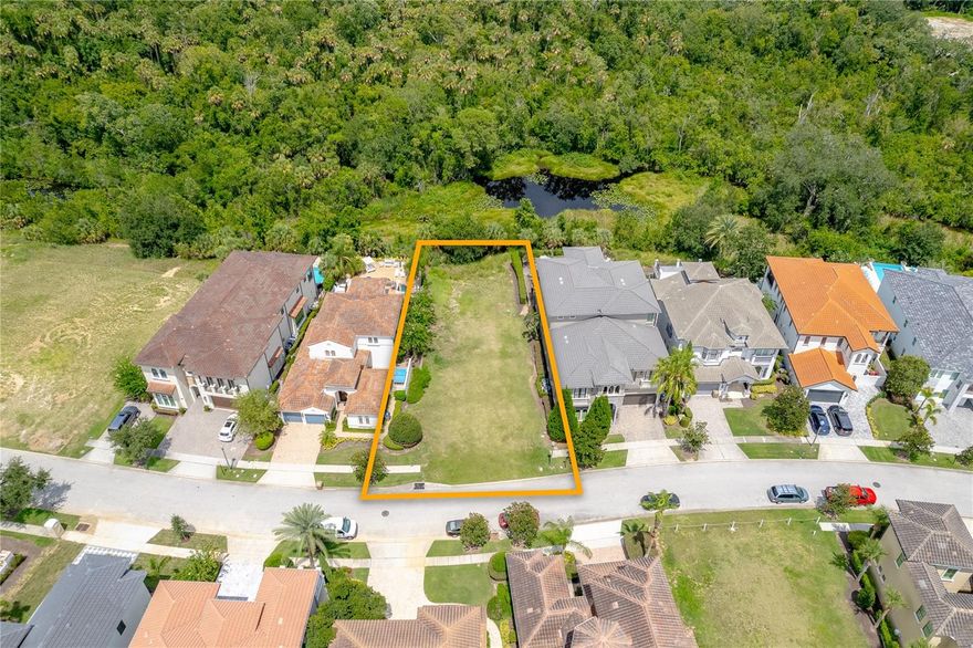 Located on Legends Corner, one of the most desirable neighborhoods of the award-winning gated community of the REUNION RESORT, presenting an exclusive opportunity to develop a PRIME LOT with approximately 56 feet of frontage boasting panoramic CONSERVATION VIEWS of serene NATURAL WOODLAND together with stunning POND backdrop. No rear neighbors enhancing PRIVACY! Design and build your own luxury dream residence, second/vacation home or investment property on this picturesque canvas. Approved builders can help you create your own custom designed home or have a variety of floorplans to choose from.  Reunion Resort amenities include three world class golf courses (designed by Arnold Palmer, Tom Watson and Jack Nicklaus), a golf academy, Clubhouse at The Bear’s Den, six onsite restaurants, twelve community swimming pools, a multimillion-dollar water park, Har-True tennis courts, pickleball, bocce ball, volleyball, crazy golf, a playground, full-service salon and spa. Reunion is conveniently located a couple of miles away from Walt Disney World Resort, Seaworld and Universal Studios. 
[Possible opportunity to adjoin the homesite to the existing adjacent estate home 600 Muirfield Loop MLS # O6335478 which is also available to purchase]