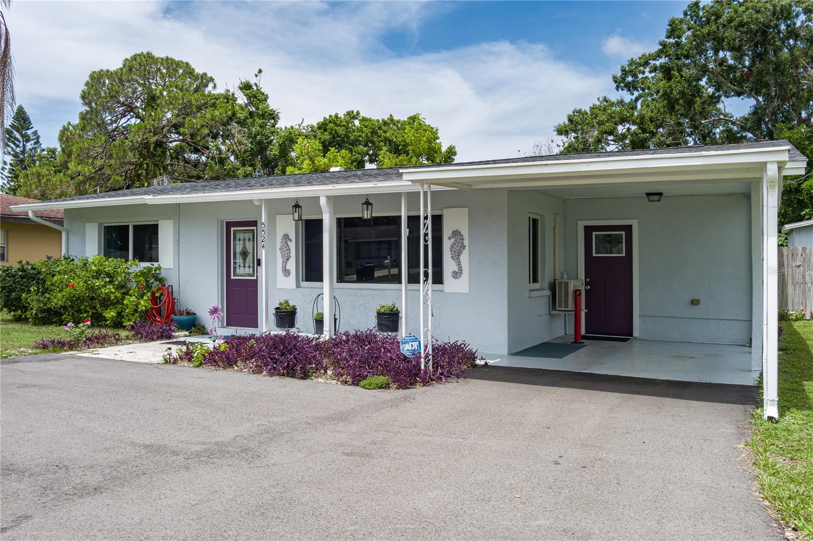 Move-in ready and full of updates! This Bradenton beauty has it all—brand-new roof and freshly painted exterior (2024), updated electrical and plumbing, hurricane-impact windows, water heater, plus a mini-split A/C system that’s both efficient and budget-friendly. The fully updated kitchen shines with quartz countertops, and the refinished terrazzo floors add retro charm with a fresh sparkle. The spacious primary bedroom features a beautifully updated en suite bathroom and a cozy sitting area—perfect for relaxing, reading, or creating a home office. Just off the kitchen and tucked behind the carport, you’ll find a versatile bonus room, it’s the perfect catch-all area—ideal for a mudroom, or hobby space. Outside, enjoy the screened lanai, large, fenced backyard, and a roomy shed for extra storage. The newly asphalted driveway is just another bonus. This well-loved and carefully maintained home shows true pride of ownership. Major updates and high-ticket items have already been taken care of, giving you peace of mind from day one. From the moment you step inside, you'll see it’s move-in ready—just bring your things and start enjoying your new space.
Conveniently located near dining, shopping, health care, and just a short drive to Sarasota and the airport. Nothing to do but move in and enjoy!