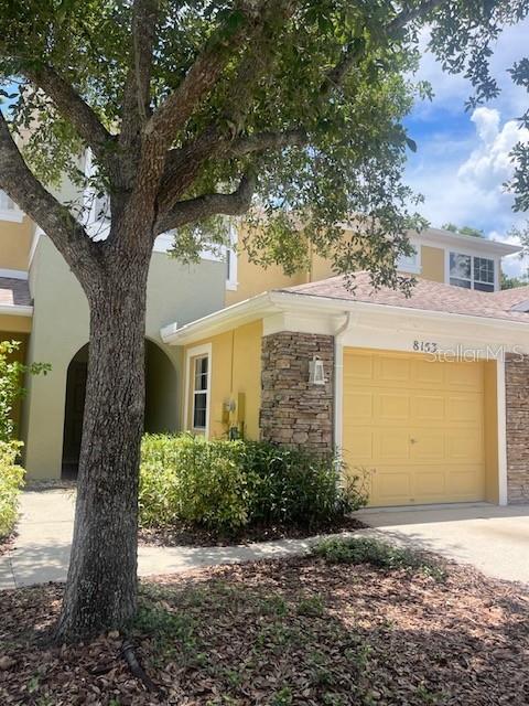 WELL MAINTAINED, 3 Bedrooms, 2 1/2 Bathrooms Townhouse, 1,443 sf located in the beautiful gated community of STONE RIDGE AT HIGHWOODS PRESERVE. Enter to open Stairway and spacious entry. Living Room / Dining Room area is spacious and features laminate flooring, sliders to covered/screened Lanai. Private and perfect for relaxing and enjoying. Kitchen has Breakfast Bar, new Range, lots of cabinets and Pantry. Washer/Dryer provided and located in this area. Spacious Primary Bedroom with Walk-In Closet. Private Primary Bathroom has Shower and Double Sink Vanity. Secondary Bedrooms are adequately sized and share another full Bathroom. Water, Sewer & Trash are included in rent. Enjoy all the amenities at the West Meadows Community Center - Resort Style Clubhouse, Fitness Center, Clubhouse, 2 Community Pools, Tennis/Basketball/Volleyball Courts, Dog Parks, Walking Trails. Very conveniently located to Bruce B Downs area, I-75, SR 54/56, Schools, Shopping Restaurants and all of the New Tampa & Wesley Chapel areas. Call to make an appointment to see your next home !