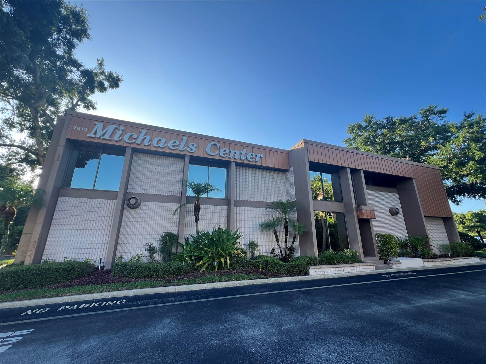 Professional office suites now available in the The Michaels Center, a nicely appointed and affordable professional office building located at the southern Carrollwood market area. This two story office center has elevator access, large tastefully decorated common area restrooms that include shower stalls and lockers in both the men's and women's restrooms and well-maintained landscaping and common areas. All utilities are included in the CAM, other than data and individual janitorial. The building is pridefully maintained with on-site management. There is ample lighted parking and after hours controlled electronic access offering a secure and comfortable environment with excellent accessibility and marquis signage along Dale Mabry with no medians blocking the entryway but tucked away just enough from the main road to offer a quiet and productive workspace.
Traffic count is 73,500 VPD
Estimated CAM (NNNs) - $4.50 / SF
* See Available Spaces page in brochure for space details
Lease:
Suite 200 - 315 SF up to 815 SF - $25.79 sf/yr NNN + CAM: $4.50 - Initial estimated monthly rent: $795 (includes base rate + CAM) plus applicable sales tax
Suite 201 - 500 SF up to 815 SF - $25.50 sf/yr NNN + CAM: $4.50 - Initial estimated monthly rent: $1,250 (includes base rate + CAM) plus applicable sales tax
Suite 202 - 1,350 SF - $13.28 sf/yr NNN + CAM: $4.50 - Initial estimated monthly rent: $2,000 (includes base rate + CAM) plus applicable sales tax
Suite 203/205 - 1,050 SF up to 3,150 SF - $7.00 sf/yr NNN + CAM: $4.50 - Initial estimated monthly rent: $3,019 (includes base rate + CAM) plus applicable sales tax
Suite 208 - 1,800 SF - $13.03 sf/yr NNN + CAM: $4.50 - Initial estimated monthly rent: $2,630 (includes base rate + CAM) plus applicable sales tax
Located on busy N. Dale Mabry Highway just south of W. Waters Avenue and close to I-275.