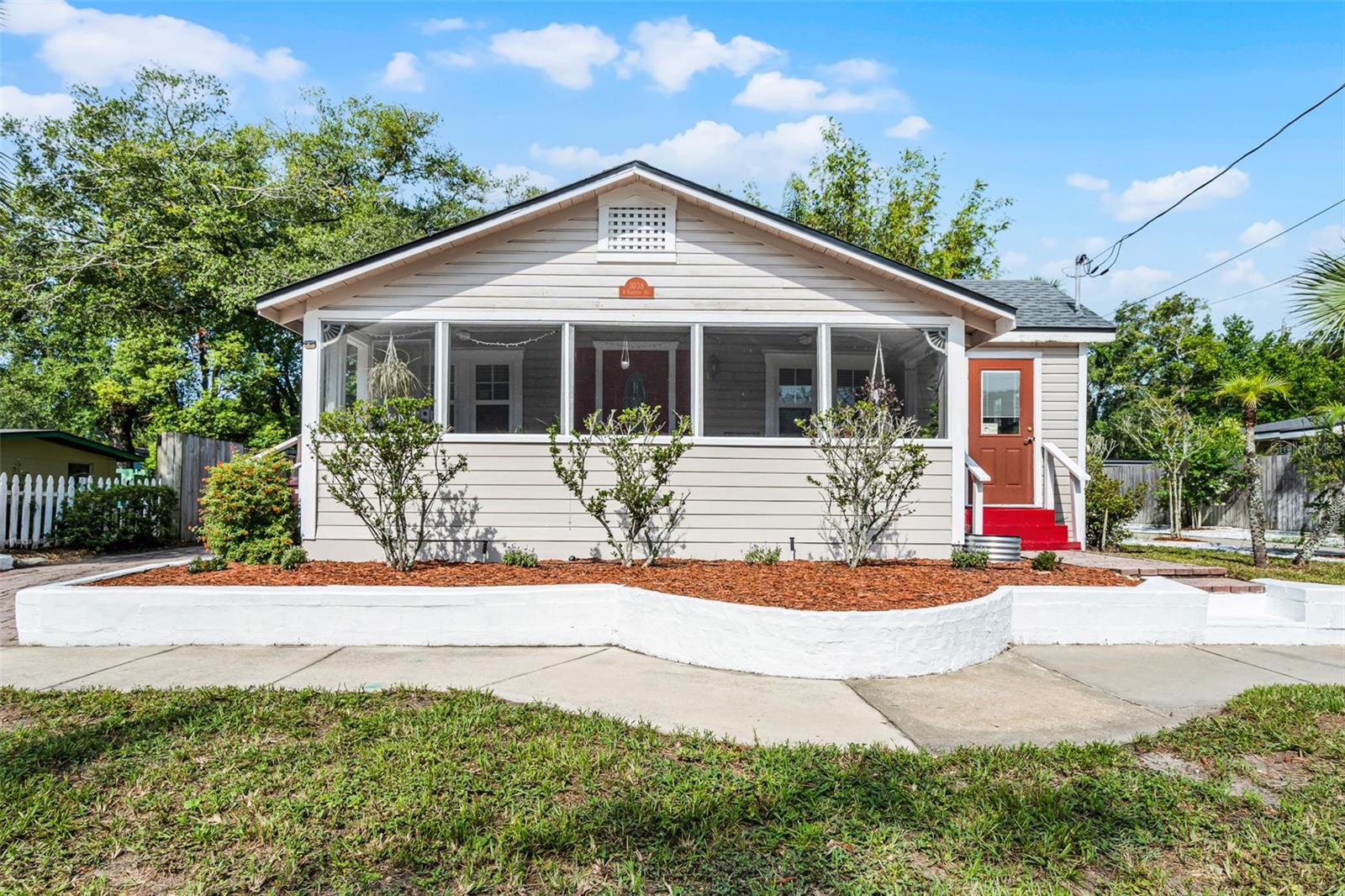 They sure don’t make them like they used to! This spacious 2 bedroom, 2 bathroom bungalow is charming, sweet, and functional. Whether you’re looking for a primary residence or the perfect income-producing property, it has it all and it’s ready for you! Step inside to a split floor plan (aka the perfect roommate-friendly setup) plus a bonus office/flex space ideal for your Zoom calls, side hustle, or yoga mat. The wood floors and crown molding provide a timeless aesthetic, while the large screened front porch keeps you cool while enjoying the vibrant neighborhood vibes. The spacious primary suite includes an en-suite bathroom, walk-in closet, and stunning natural light. Out back, you’ll find an elevated deck with a green space view, great for morning coffee, evening cocktails, or bar-be-cues. The private driveway and concealed carport with block storage keep your car (and your stored items) covered. Updated features include: Roof 2020, Water Heater 2024, Plumbing Re-pipe 2025. And because we love a little extra peace of mind, a home warranty is included with the sale. Located in the coveted Colonialtown neighborhood, you’ll enjoy the perks of centrally located urban living, A-rated schools, and a community that never goes out of style. Don’t wait to schedule a tour today!!