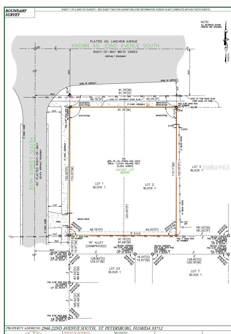 HAVEN PARK REP - Land