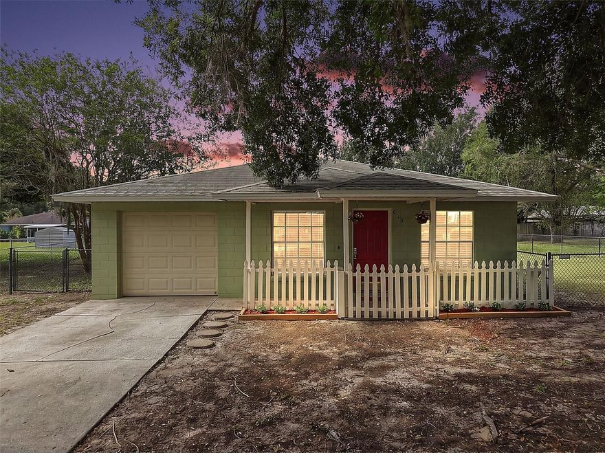 Whether you're looking to down size, purchase your first property, or add to your investment portfolio with no HOA, this home has it all!  With three spacious bedrooms, a shared bathroom, and ample living space this single story home is ready for its new owners.  Boasting an impressive 1/3 acre fenced yard, whether it's a future pool ready for summer barbecues, visions of a farm-to-table garden, or a fire pit ready for perfect winter nights this home is truly a paradise waiting to be discovered by an owner longing for outdoor space.  The pride in ownership is apparent and will alleviate much of the stress of purchasing your next home.  Updates include: Roof 2019, fully fenced 2019, inside HVAC unit replaced 2026 (with outside unit getting a full tuneup, new capacitor, and new contractor as well), fresh interior/exterior paint, new butcher block counter top 2026, and new blinds. Call to schedule your private showing today!