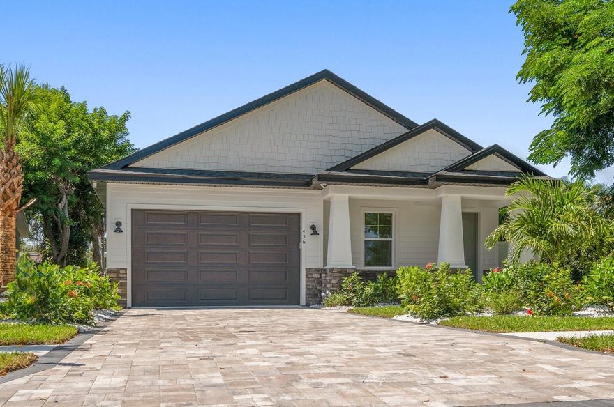 Location-Lifestyle-Brand-New Home in Downtown Dunedin Completed in 2025! Welcome to the only brand-new home available in Downtown Dunedin! Nestled on a picturesque brick-lined street and just a short stroll to the heart of Main Street, this property offers the ultimate lifestyle, boutique shops, breweries, waterfront dining and the Pinellas Bike Trail. This thoughtfully designed residence offers 4 bedrooms, 2 bathrooms and a 2-car garage with nearly 2,000 sq.ft. of living space. From the moment you enter, you’re greeted by an inviting foyer that leads into a sophisticated, functional open-concept floor plan filled with elegant upgrades. A gourmet kitchen with stylish cabinetry, stunning quartz countertops, oversized island, coffee/wine bar and walk-in pantry. The great room features a soaring 10-foot tray ceiling with seamless access to your covered patio and tranquil outdoor area. The primary suite features a luxurious en-suite bath with exquisite walk-in shower, dual sink vanity, elegant tray ceiling, 2-walk-in closets and private access to the outdoor living space. Flexible 3-way split floor plan with spacious secondary bedrooms (one currently used as an office/flex space). Highlights include: Block construction with hurricane impact windows & doors, natural gas connected, 10-foot ceilings, upgraded fixtures, inside laundry room, brick-paver driveway, backyard patio and firepit. Fully fenced yard with PVC white vinyl fencing, lush landscaping and a sprinkler system (front & back). Plenty of room to add a pool. Golf cart friendly, located in a non-flood zone with no HOA. Property comes with a builder warranty on workmanship and systems, plus manufacturer warranties on all appliances. Be the first to call this stunning Brand-New Home yours and experience the best of the Dunedin lifestyle!