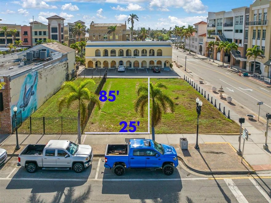 Positioned along bustling Marion Avenue (US Hwy 17) in the heart of downtown Punta Gorda, this property is zoned for versatile mixed-use, offering endless possibilities for commercial and residential development, with a existing water meter, and zero lot line. With a 2024 AADT of 7,100, it guarantees excellent visibility and foot traffic in a charming, highly desirable area. A complimentary 400 car parking garage is located one block over. Envision your business, residence, or a blend of both in this vibrant, walkable location, surrounded by boutique shops, local restaurants, business locations, and the energy of historic Punta Gorda. Downtown is host to art festivals and weekly farmer markets. Possible Seller financing/permission to build: 50% down, 30yr/6%, 3 year balloon.