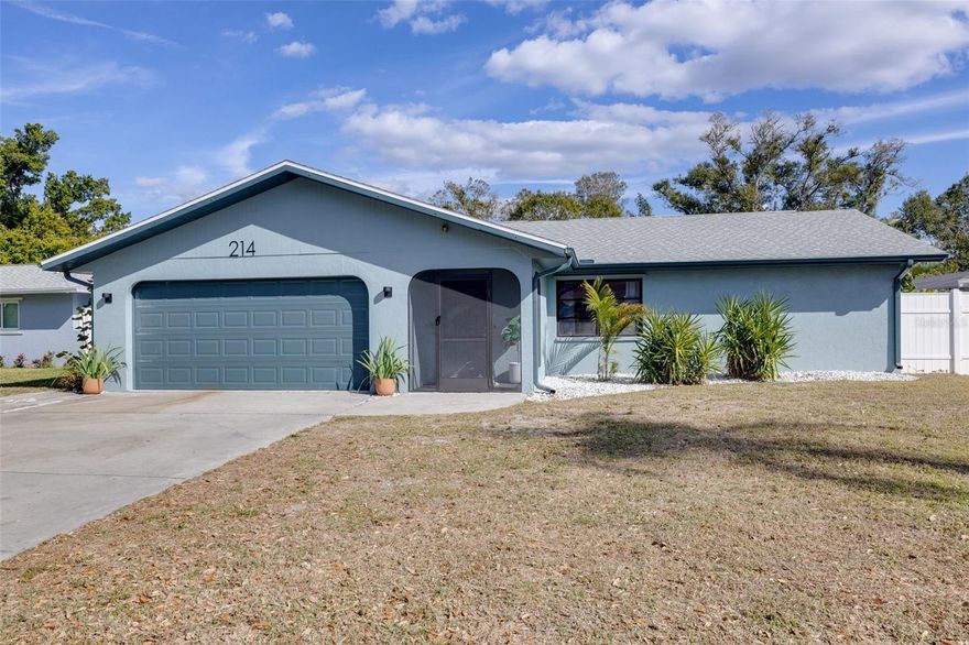 Just 6 miles from some of Southwest Florida’s most beautiful beaches, this fully renovated 2-bedroom, 2-bath pool home with a 2-car garage is ideally located in the heart of Venice.

Situated in the highly desirable Venice East community, the home features a bright, open-concept floor plan perfect for entertaining and everyday living. The updated kitchen showcases new cabinetry with soft-close drawers and 42-inch uppers, quartz countertops, flowing seamlessly into the living and dining areas and complemented by luxury vinyl flooring throughout.

NO deed restrictions or HOA—a rare and valuable feature in Venice—providing flexibility and peace of mind for homeowners.

Step outside to your private backyard oasis, featuring a deep 9-foot pool with a built-in spa, resurfaced just a few months ago, ideal for relaxation or hosting guests. The fully fenced backyard offers privacy and security, perfect for pets and outdoor gatherings.

Both bathrooms have been tastefully updated with custom tile work and double sinks, adding a refined, modern touch.

Major upgrades include a new roof (2023), hurricane-impact garage door (2022), new A/C unit (2022), new pool heater (2023), water heater replaced in 2024, and electrical panel updated in 2017, offering peace of mind for years to come.

Enjoy being just minutes from the vibrant Wellen Park, featuring new restaurants, bars, shopping, an 80-acre lake with walking trails, and kayak rentals, along with nearby dining and recreational opportunities. Convenient access to Costco and additional shopping completes the location appeal.

Schedule your private showing today—this home truly checks every box.