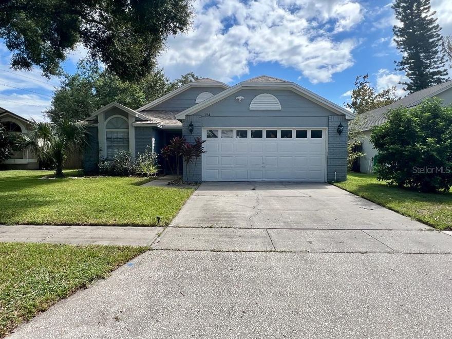 Light And Bright 3 bedroom 2 bath home in desirable Lake Mary. Open Floor Plan, Family room with separate dining area. Eat in Kitchen. Split bedrooms. Fenced backyard with screened cover patio. LAWN CARE AND IRRIGATION INCLUDED.