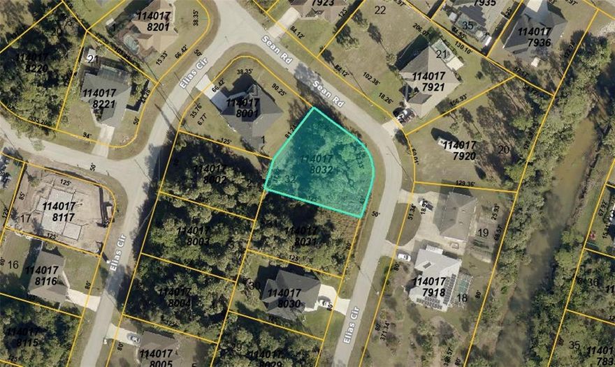 PRIME RESIDENTIAL LOT IN NORTH PORT – PACKAGE DEAL OPPORTUNITY: This exceptional single-family residential lot offers an ideal opportunity to build your dream home or invest in one of Southwest Florida’s fastest-growing communities. Nestled in a desirable and developing neighborhood, the property is centrally located just minutes from shopping, dining, top-rated schools, golf courses, boating access, and the pristine beaches of the Gulf Coast. This property must be sold in conjunction with the adjacent parcel, Lot 31 (MLS# C7508189), as part of a packaged deal. Together, these lots offer added flexibility and potential for development or long-term investment. Don’t miss this rare opportunity to secure two side-by-side parcels in a high-demand area of North Port.