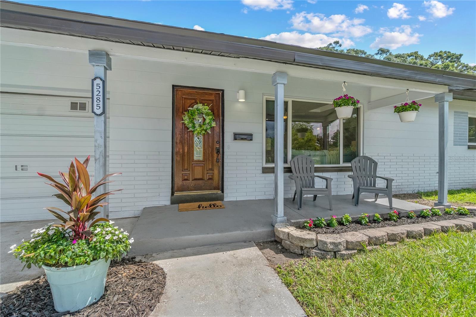 Perfectly nestled into a quiet neighborhood and beneath the sunny skies of St. Pete, just minutes from the glittering Gulf beaches and the lively hum of local restaurants and shops, a freshly reimagined retreat awaits. This 2-bedroom, 2-bath gem has been thoughtfully transformed—every inch bright, open, and full of life.
Step inside and feel the light pour through large hurricane proof windows and a brand-new skylight, dancing across luxury vinyl flooring that stretches gracefully from room to room. The open floor plan invites conversation and connection, whether you're preparing a meal on gleaming new appliances in the renovated kitchen or unwinding in the spacious living area bathed in afternoon sun. The additional Florida room provides plenty of opportunities for functionality - whether you turn it into an office space, home library, or even a play room, the opportunities are endless!
Fresh paint, inside and out, gives the home a crisp, modern edge, while lush new landscaping adds a warm welcome to every arrival. A recently installed roof (2025) enhances both curb appeal and long-term value—no big-ticket surprises here! The primary bathroom has been stylishly updated for comfort and ease, offering a clean, polished feel that echoes throughout the space.
The spacious garage provides plenty of room for storage or projects, with a washer and dryer hookup tucked conveniently nearby. It's a place built not just to live in—but to love.
Whether you're savoring quiet mornings or entertaining with ease, this home captures the vibrant, coastal spirit of St. Pete—with all the modern touches already in place.
