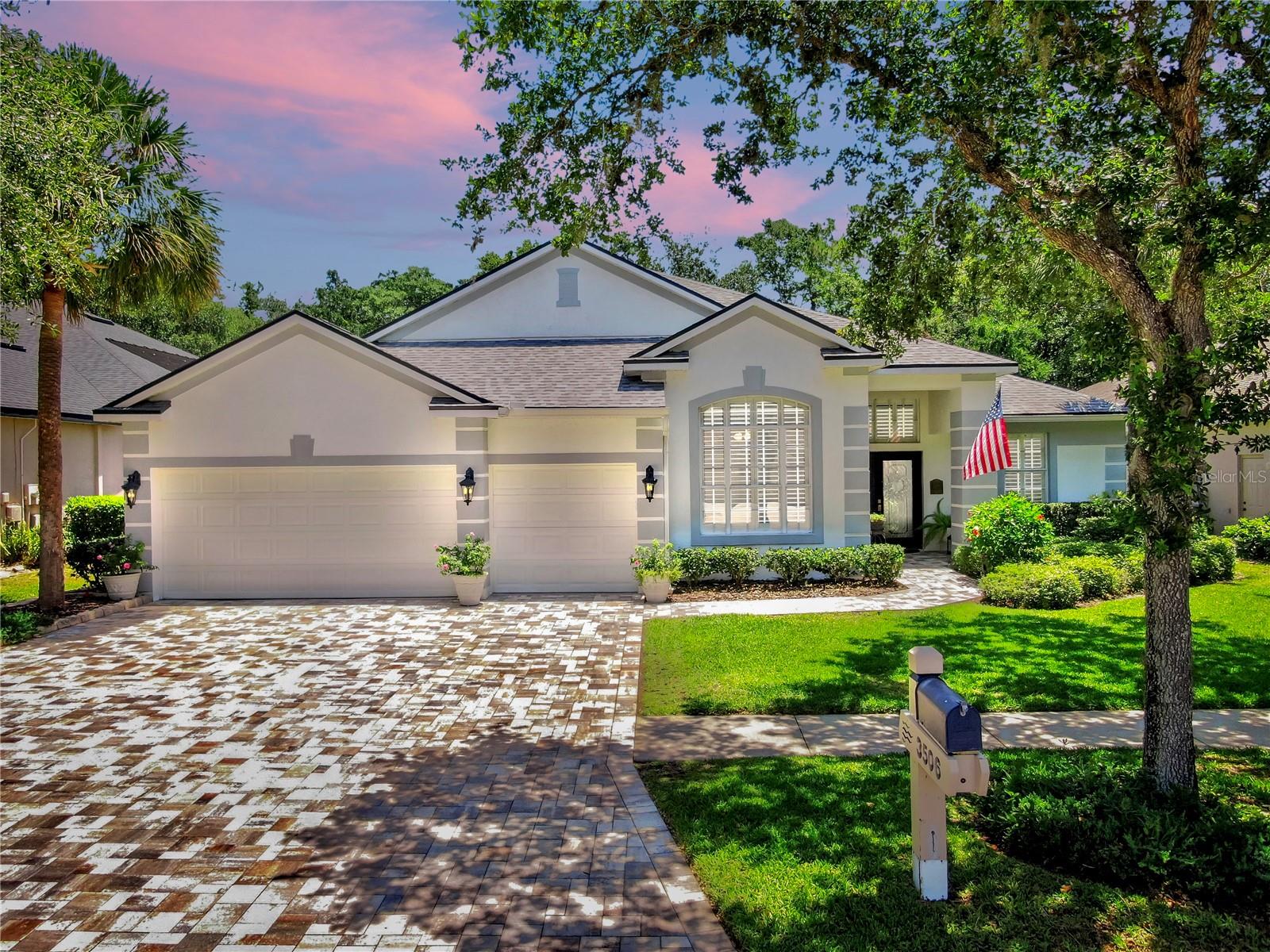 CHECK OUT THIS BEAUTIFUL MUST SEE HOME!!! Located in the GORGEOUS River Hills Country Club community! River Hills is a 24 hour guard gated golf community featuring mature Oak lined streets that are maintained to the highest of standards. EXPANSIVE ELEGANCE ALL ON ONE LEVEL with 2861 sf., 4/5 bedrooms and 3 1/2 baths, the 5th bedroom located near the front entrance can be used as an office or study. VOLUME 12' CEILINGS throughout the main areas with ENHANCED TRAY CEILINGS IN DINING AND OWNER'S SUITE. Your new Kitchen features BEAUTIFUL hard surface counters and 42" SOLID WOOD cabinets, two PANTRIES. Many MORE UPGRADES including GORGEOUS 7.25 inch HARDWOOD floors, NEW PLANTATION SHUTTERS in Foyer, Office and Family room (SOLID WOOD), BRAND NEW PANORAMIC SCREENED PATIO with stained WOOD ceilings and a CEDAR PRIVACY WALL. ROOF 2021, newer AC, Whole home UV Air purifying system 2021. Generator connection on Patio or Garage. EV plug in Garage. The LARGE back yard is quiet and serene with a canopy of beautifully maintained oaks. Much of your spare time will be spent hanging out on the back porch listening to the fountain while observing many varieties of birds feeding and nesting among the beautiful landscape. The rear of the property features a WELL manicured privacy hedge with an Arbor entrance to a small creek that runs along the back. You will fall in love with the vast amenities River Hills offers and for nature lovers, a nature trail entrance is on Cordgrass drive with a short walk leading to the beautiful Alafia River. Home ownership in River Hills includes a social membership to the country club, gym, and olympic sized community pool. See attachments for a FULL list of enhancements. 3506 Cordgrass drive HAS BEEN TRULY LOVED, IMPECCABLY MAINTAINED AND JUST WAITING FOR IT'S NEW OWNERS. BE SURE TO WATCH the Video Tour and SCHEDULE A SHOWING TODAY AND SEE WHY RIVER HILLS IS A GREAT LIFESTYLE CHOICE FOR YOUR FAMILY.
