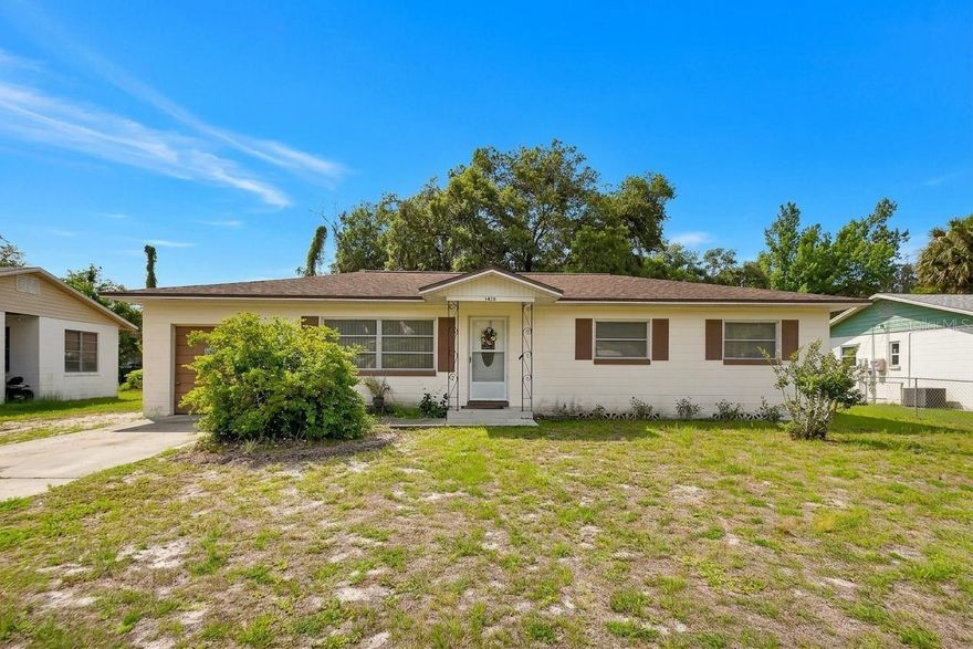Welcome home to this charming 3-bedroom, 2-bath residence full of potential and timeless character! This well-built older home offers “good bones” and provides the perfect opportunity to add your own personal touches and updates while enjoying a solid foundation in a good location. Ideally situated close to downtown, you’ll love having easy access to fantastic restaurants, shopping, entertainment, and medical facilities. Enjoy the best of Florida living with beautiful beaches just a short drive away, while Orlando’s world-famous attractions are only about 45 minutes from your doorstep. Whether you’re searching for the perfect starter home for your growing family or looking to downsize into a comfortable and conveniently located property, this home offers endless possibilities. The roof is 10 years old and the AC is only 5 yrs old and a new electric panel is just 2 years old. Don't wait, call today because this is a wonderful opportunity you won’t want to miss!