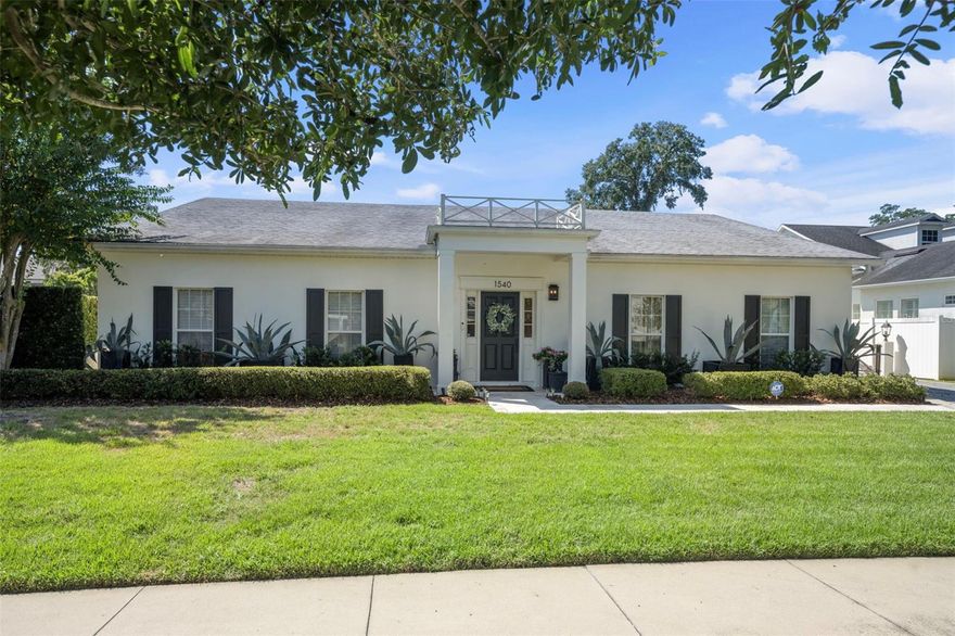 Welcome to this stunning SINGLE STORY five-bedroom home with high ceilings, in one of Winter Park’s most desirable neighborhoods, where charming restorations and luxury new builds create a vibrant community feel. Designed with both beauty and comfort in mind, this open-concept home offers bright, welcoming living spaces and thoughtful upgrades throughout. Completely rebuilt in 2014 and tons of upgrades completed in 2025. The home sits on a 1/3-acre lot with 5 bedrooms and 3 ½ baths plus an office and features a 4-way split plan with privacy for all. Upon entering, you're greeted by an open floor plan with marble foyer and white oak engineered wood flooring. The Owners' Retreat is a true sanctuary, featuring newly sanded and smoothed walls with luxe finish, automatic Hunter Douglas shades and an artful chandelier. The brand-new spa-inspired bathroom (2025) showcases the best in design and function which includes Kohler Bask heated surface tub, private toilet room with heated seat, auto lid and integrated bidet.
The primary bath also has a new expanded shower, a new double sink vanity and Kohler champagne brass fixtures. The Family/Gathering space with an open chef's kitchen includes a stainless gas range, French door refrigerator, waterfall Quartzite counters and touchless kitchen and bar champagne faucets. The great room has a modern electric fireplace and leads to a screened porch and overlooks the salt water pool and large fenced backyard. Black metal remote controlled gate leads to the large 2 car detached garage with a side entry for grocery and package drop off. Home has updated cameras and security with touch screen keypad. Smart home technology Lutron lighting to schedule and control lights with mobile or Google home. Redesigned Laundry and 1/2 bath with beautiful designer wallpaper and tile and Samsung washer/dryer integrated single unit. Ideally located in one of Winter Park's coveted neighborhoods, with easy access to Park Av, Phelps Park, YMCA and Rollins College. Excellent schools, Lakemont Elem, Maitland Middle and Winter Park High. This is a rare offering of a newer one-story home, that is move in ready in the heart of Winter Park. A Must See!