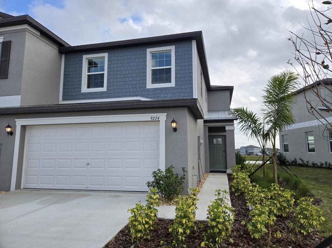 Discover Your Dream Home in the Seaire Community!
Welcome to this newly built gem in the Seaire community, where luxury meets convenience. This stunning 3-bedroom, 2.5-bathroom townhome offers over 1,800 sq. ft. of spacious living. Exciting amenities, including a Metroplaces Lagoon with year-round resident-only entertainment, are set to open later this year!
Key Features:
Corner Unit: Additional Light, Privacy, and Outdoor Space.
Amazing View: Front Windows overlook the Lagoon. Back windows overlook a pond.
Spacious Living: Enjoy over 1,800 sq. ft. of living space in this large townhome.
Parking: A 2-car garage and a concrete driveway provide ample parking for several vehicles.
Prime Location: Ideally situated off US-301, with easy access to I-75 and I-275, and close to shopping, dining, grocery stores, entertainment, and more!
Internet Connection Included: Ultrafast Fiber Connection.
First Floor:
Open-Concept Corner Unit: Bathed in natural light, this unit features an open layout perfect for modern living.
Gourmet Kitchen: Equipped with stainless steel appliances, abundant counter and cabinet space, and a two-tiered island ideal for meal prep and entertaining.
Seamless Flow: The kitchen connects effortlessly to the living and dining areas, which open onto a back patio with a stunning view of a manicured pond.
Convenience: Includes a half bath and an in-unit washer and dryer room.
Second Floor: Luxurious Master Suite: The master suite, filled with natural light, boasts