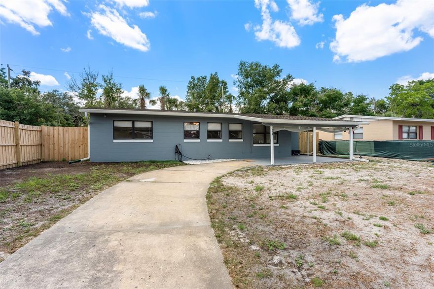 **This house comes with a REDUCED RATE through the seller's preferred lender. This is a lender-paid rate buydown that reduces the buyer's interest rate and monthly payment.**

Welcome to 211 Woodmere Blvd in Sanford, a well-maintained 3-bedroom, 1-bath home offering a comfortable flow with welcoming spaces for relaxing, dining, and everyday living. The versatile bedroom layout provides flexibility for family, guests, or a home office, while the overall design makes the home easy to enjoy and maintain.

Step outside to a spacious deck, perfect for outdoor dining, grilling, or unwinding at the end of the day. The private backyard offers room to garden, play, or create your own outdoor retreat, with plenty of opportunity for personalization to fit your style and needs. A storage shed adds valuable space for tools, equipment, and seasonal items.

Recent updates include a new hot water heater in 2025 and a new AC system in 2025, adding peace of mind for the next owner. Roof replaced in 2018.

Conveniently located near shopping, dining, parks, schools, major roadways, and the charm of Historic Downtown Sanford, this home combines everyday convenience with the feel of an established residential neighborhood.