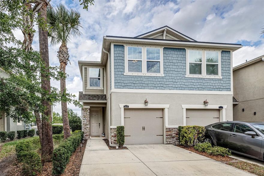 Welcome to this beautifully maintained end-unit townhome located in a highly sought-after gated community, offering the perfect blend of privacy, functionality, and modern living. Built in 2019 and featuring 1,716 square feet, 3 bedrooms, and 2.5 bathrooms, this home stands out with a 2-car driveway and no rear neighbors, creating a more private and spacious feel.

Inside, you’ll find a thoughtfully designed split floor plan that provides both comfort and separation of space. The primary suite is a true retreat, featuring three closets for exceptional storage along with a spacious en-suite bathroom complete with dual vanities. The two additional bedrooms and versatile loft space offer flexibility for family, guests, or a home office.

The main living area is open and inviting, flowing seamlessly to a screened-in patio—perfect for relaxing evenings or entertaining while enjoying the added privacy of no backyard neighbors.

The home also includes stainless steel appliances and all are included in the sale (washer, dryer, and range are only 2 years old). 

Residents enjoy resort-style amenities, including a pool with splash pad, scenic lake views, fire pit and grilling area, dog park, playground, and walking paths—ideal for both relaxation and an active lifestyle.

With an HOA of $305/month, you’ll enjoy true low-maintenance living. The HOA covers lawn care, trash and recycling pickup twice per week. and even the roof—meaning one of the biggest long-term expenses is already handled for you.

This is a rare opportunity to own a newer, upgraded end unit with added privacy and space—schedule your showing today.