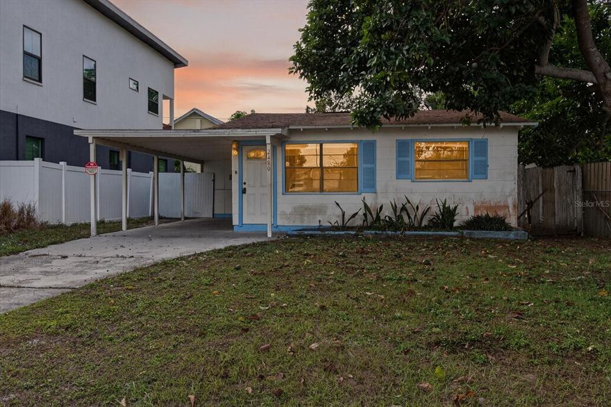 In the sought-after Disston Heights area — an ideal entry to St. Petersburg living. This charming single-story home offers a great floorplan with comfortable living spaces, original mid-century character and easy outdoor access on a well-proportioned lot. The home’s scale and footprint make it highly versatile: keep as a cozy primary residence, update for added value, or hold as an attractive rental/investment. Inside you’ll find practical, ready-to-personalize rooms with abundant natural light. Outside, the yard provides room for gardening, a future garage or an expanded outdoor entertaining area — all within a neighborhood known for its tree-lined streets and close proximity to downtown St. Petersburg, local dining and the Gulf coast beaches.. This offering represents a rare chance to secure an affordable, well-located St. Pete property with immediate occupancy potential and upside through modest renovations. Schedule your showing today and imagine the possibilities.