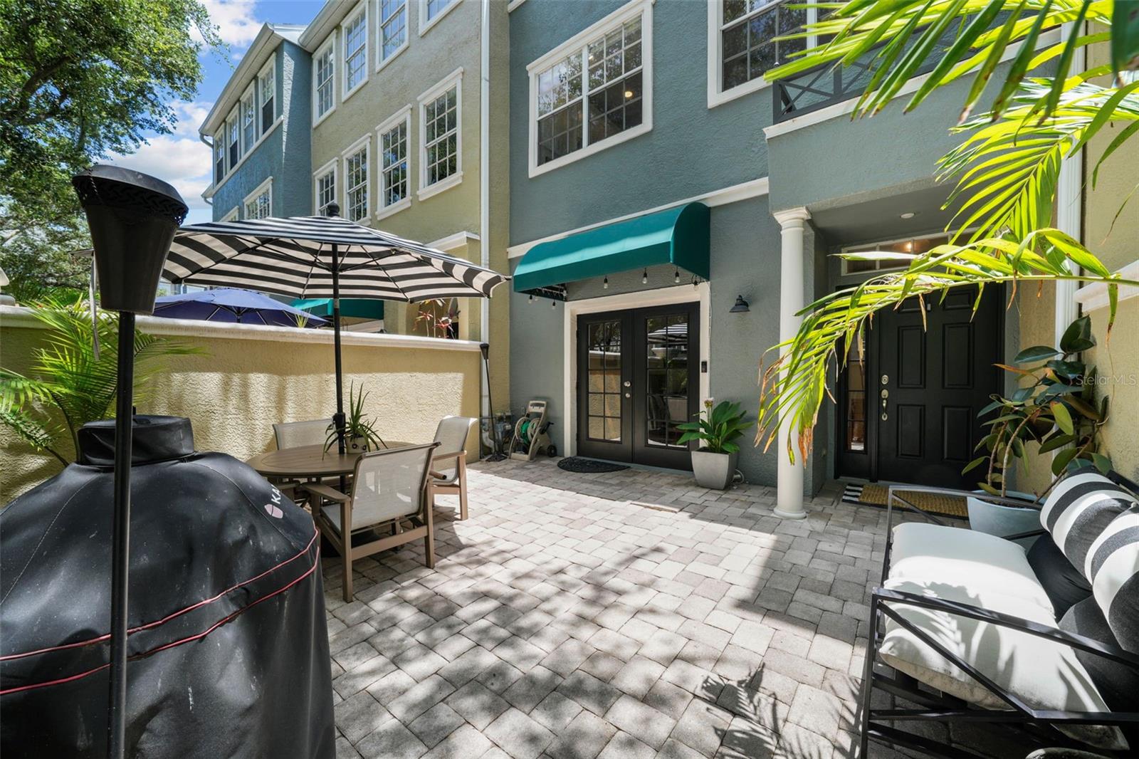 Discover your dream home at 1451 Harbour Walk Rd, Tampa, located in the highly desirable Harbour Island neighborhood. This
beautifully maintained residence offers a fully updated kitchen featuring a custom banquet breakfast nook and a stylish coffee
bar—perfect for morning routines and entertaining guests. The kitchen boasts a brand new 2025 refrigerator, charming shiplap
woodwork, ceiling fans, and modern light fixtures. Enjoy dual primary bedrooms for ample comfort and privacy, along with a
versatile bonus room that can serve as a third bedroom, home office, or recreation space. Upgrades include a new washer and dryer
upstairs for convenience, interior paint in 2020, exterior paint in 2023, a new AC unit in 2022, and a roof replaced by the HOA in
2018. The walk-out patio invites outdoor entertaining and relaxation. The community is secured with a 24-hour guard gate and offers
fantastic amenities such as a pool, parks, playgrounds, and water access. Located within walking distance to Lifetime Fitness,
popular Water Street restaurants, and Benchmark International Arena—home to Lightning games and concerts—this home
combines luxury, convenience, and a vibrant community lifestyle.